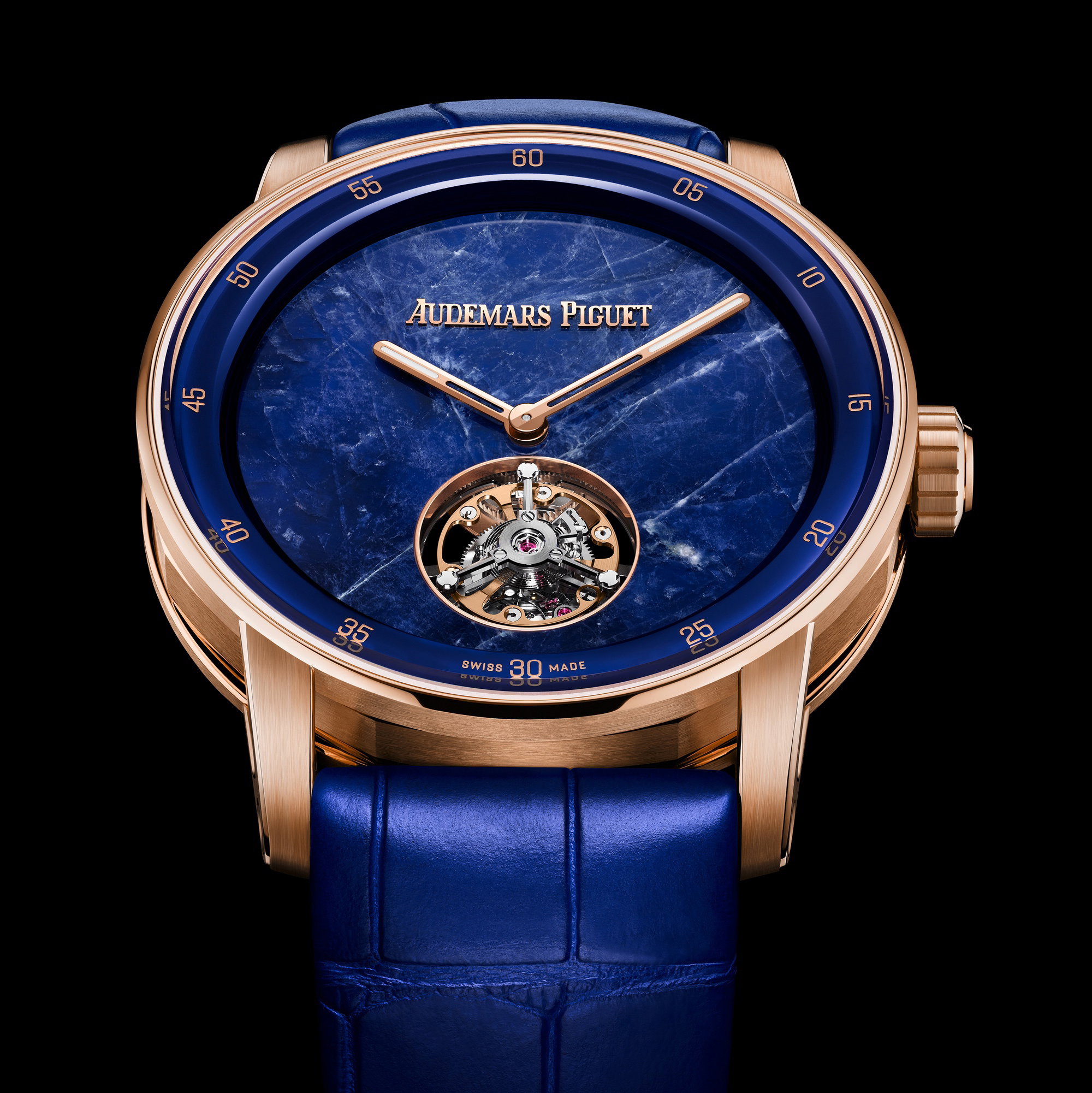 Code 11.59 by Audemars Piguet Selfwinding Flying Tourbillon 38 Sodalite — view 3