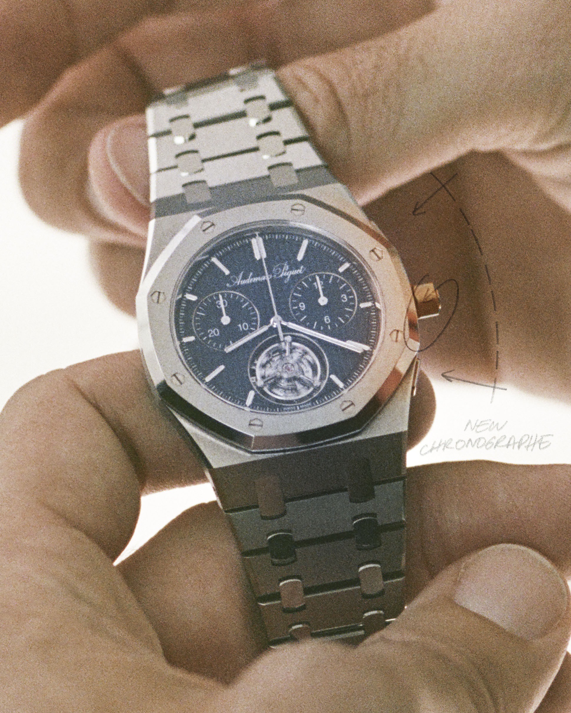 Royal Oak “Jumbo” Extra-Thin Selfwinding Flying Tourbillon Chronograph RD#5 — view 2