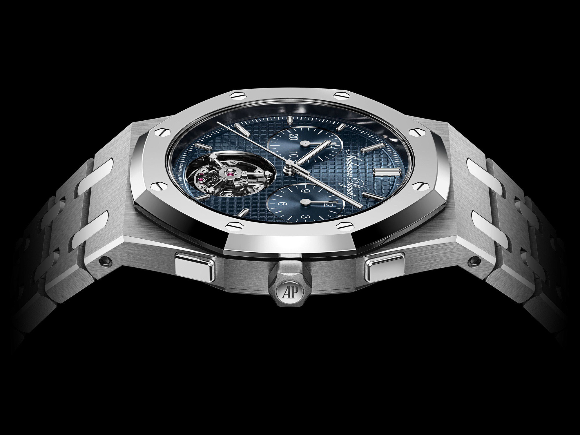 Royal Oak “Jumbo” Extra-Thin Selfwinding Flying Tourbillon Chronograph RD#5 — view 5