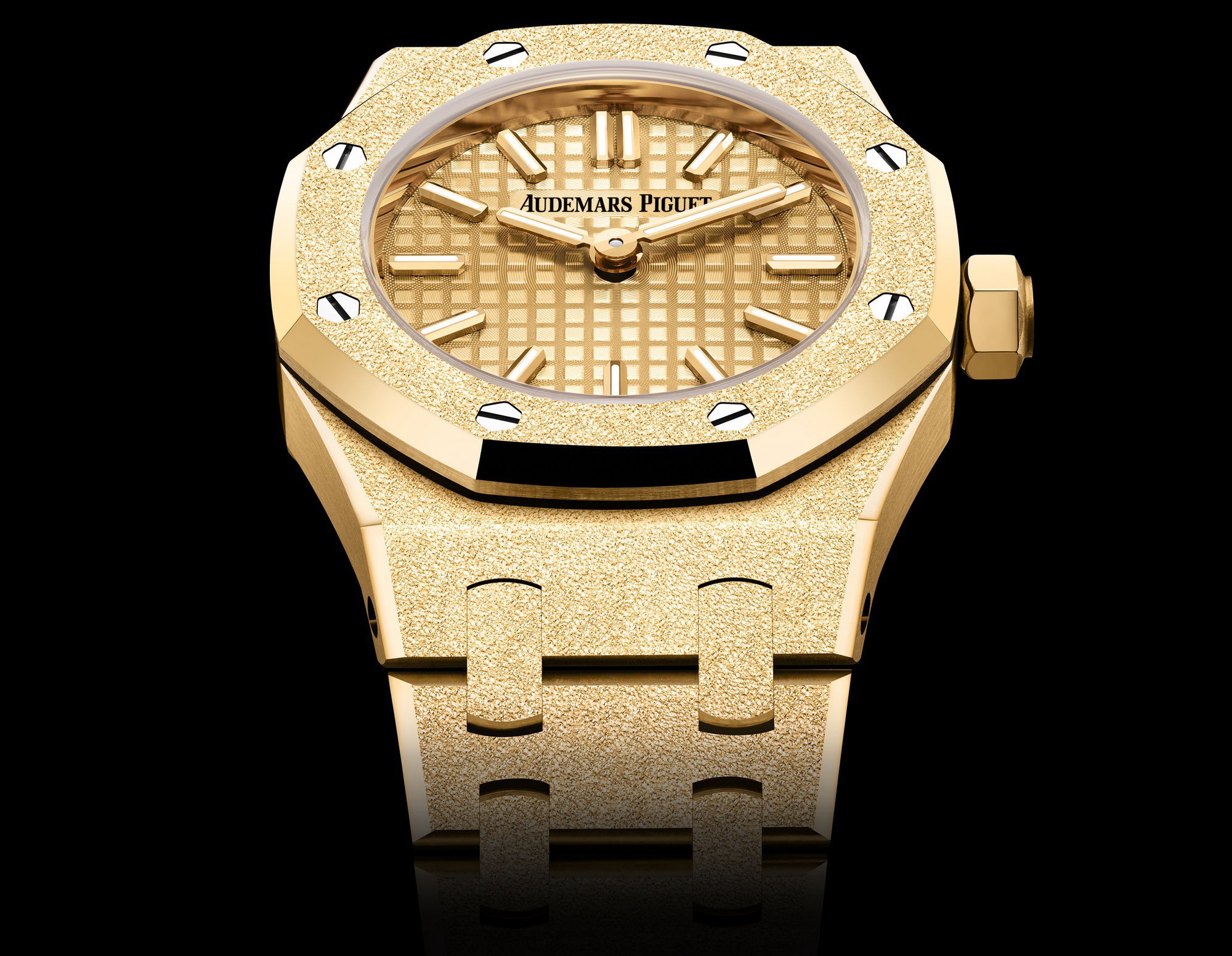 Royal Oak Mini Frosted Gold Quartz 23 — view 6