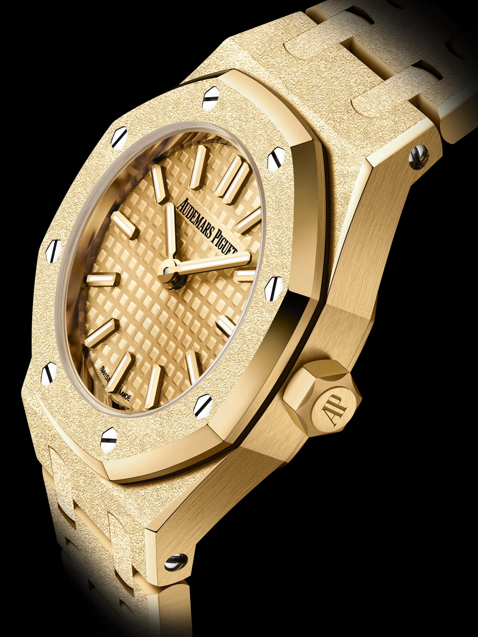 Royal Oak Mini Frosted Gold Quartz 23 — view 7