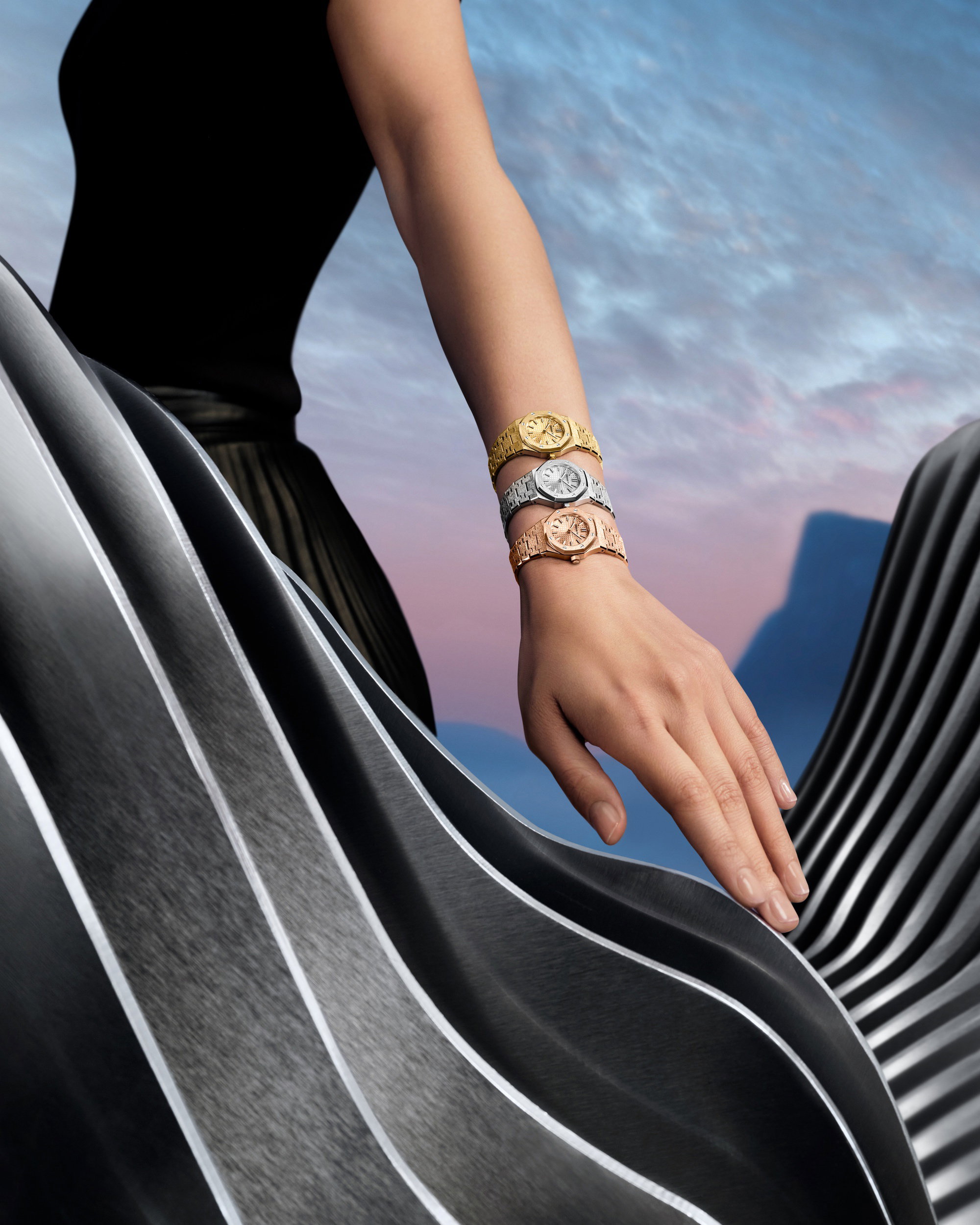 Royal Oak Mini Frosted Gold Quartz 23 — view 6