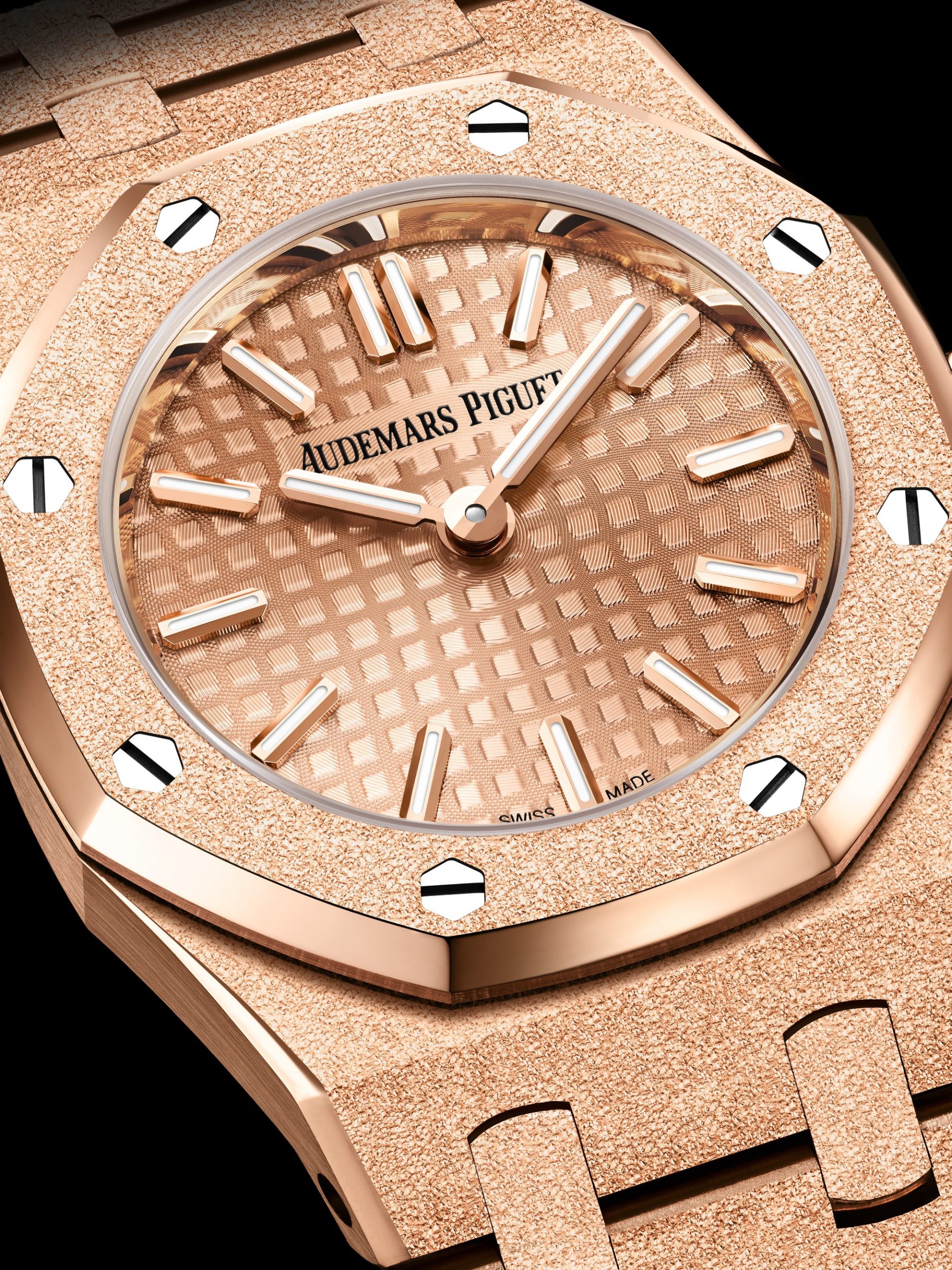 Royal Oak Mini Frosted Gold Quartz 23 — view 3