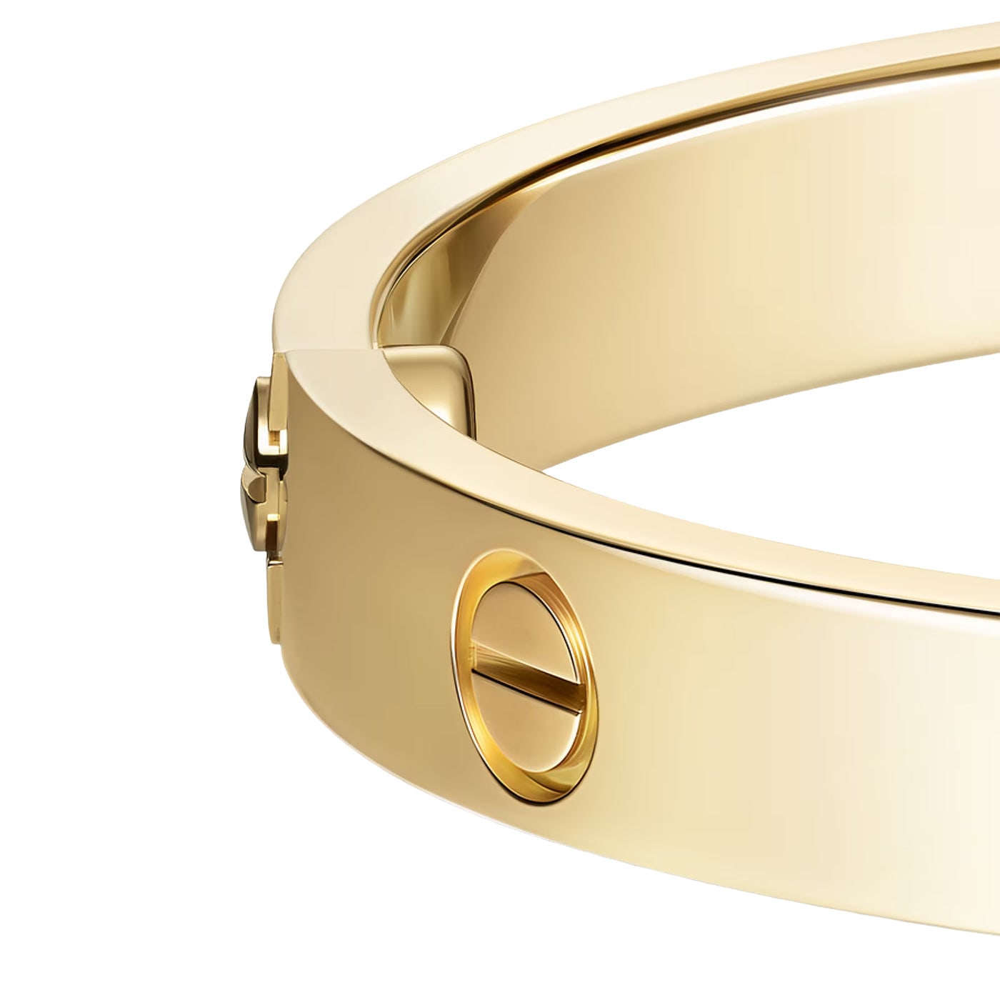 Cartier Love Bracelet Classic Model Two Functional Screws 18K Yellow Gold Bangle — view 4