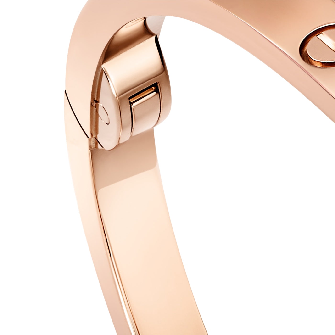 Cartier Love Bracelet Small Model 18K Rose Gold with Functional Screw and Hinge — view 4