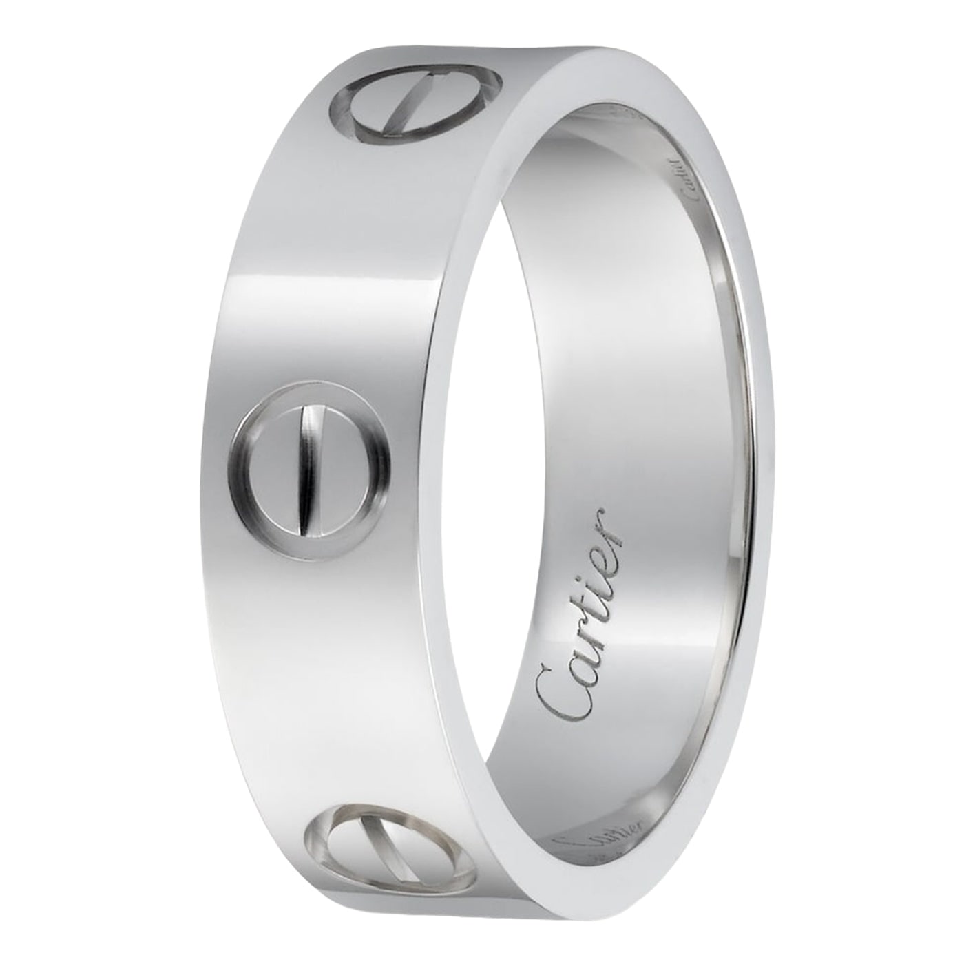 Cartier Love Ring Classic Model in Platinum — view 3