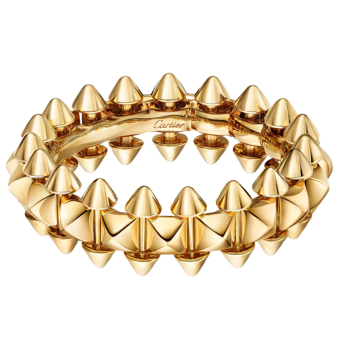 Cartier Clash de Cartier Medium Model Ring 18K Yellow Gold — view 3
