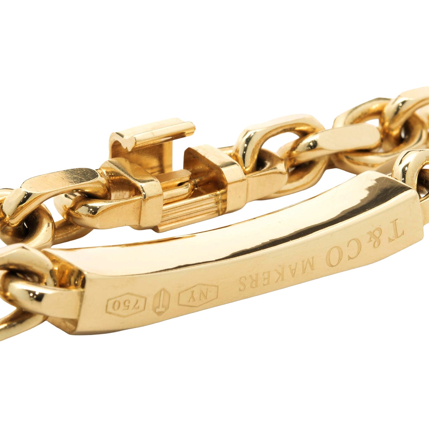 Tiffany & Co. 18K Yellow Gold Id Bracelet 8 — view 3