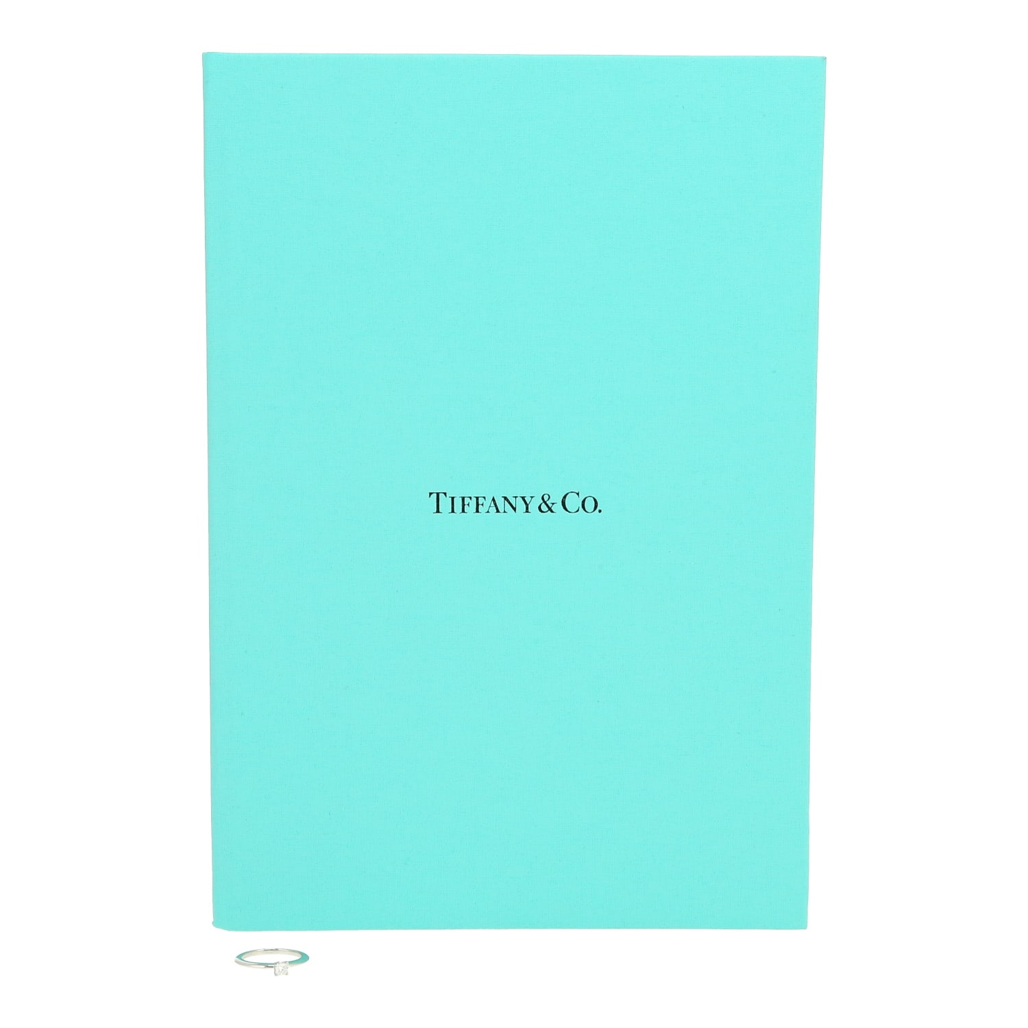 Tiffany & Co Setting solitaire ring in platinium and diamond — view 3