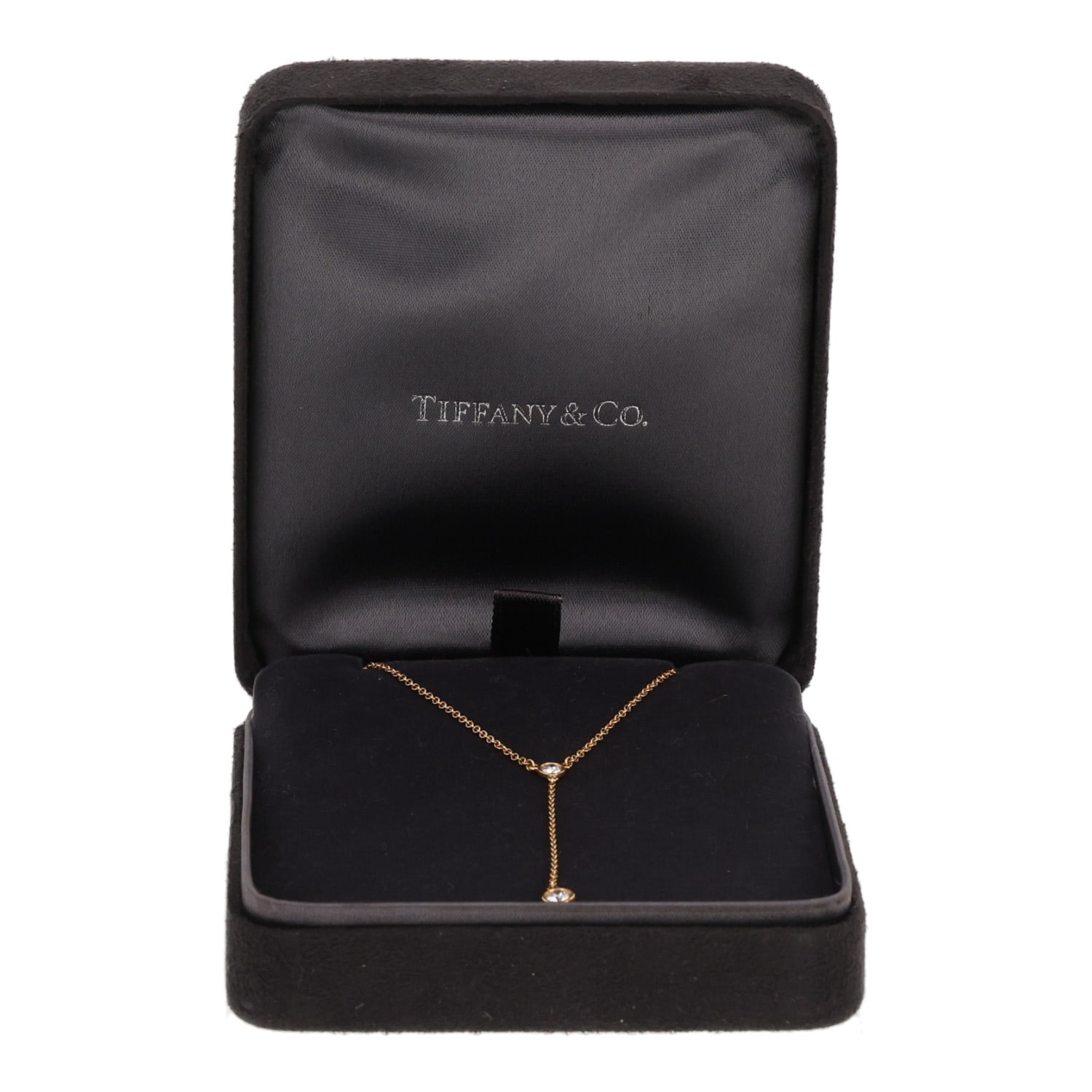 Tiffany & Co ‘Diamonds By The Yard’ necklace in yellow gold and diamonds — view 3