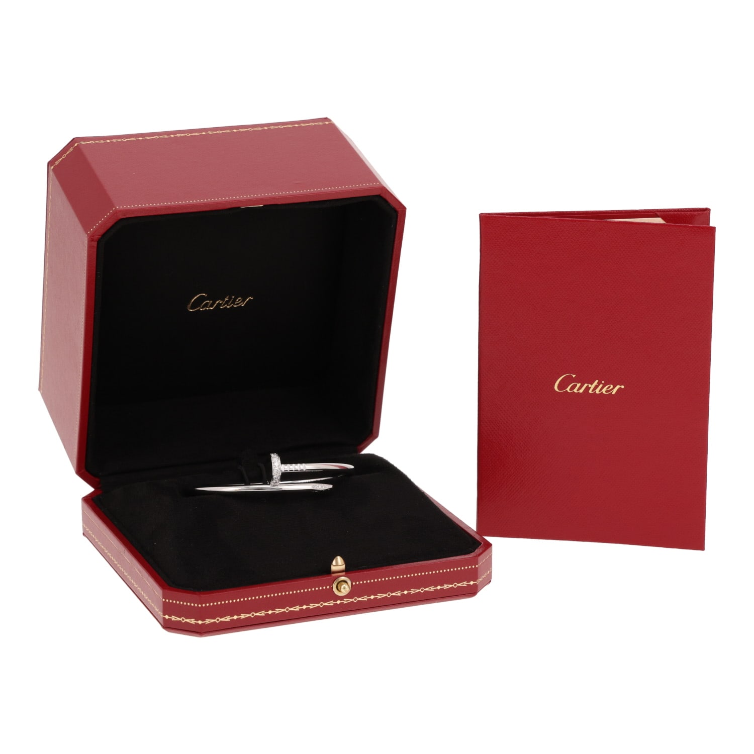 Cartier Juste un clou bracelet in white gold and diamonds, size 16 — view 3
