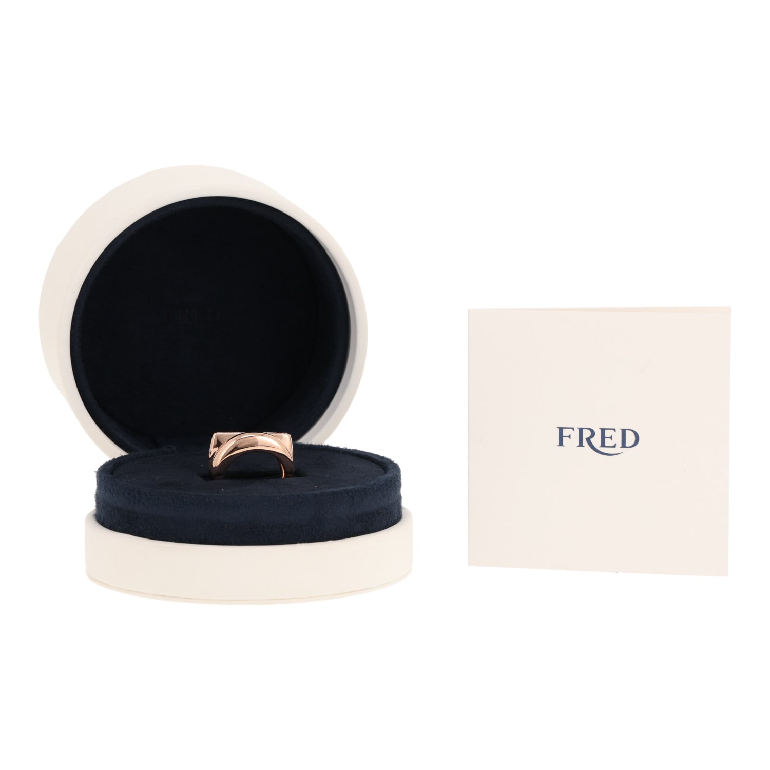 Fred Success small rose gold and diamond ring — view 3
