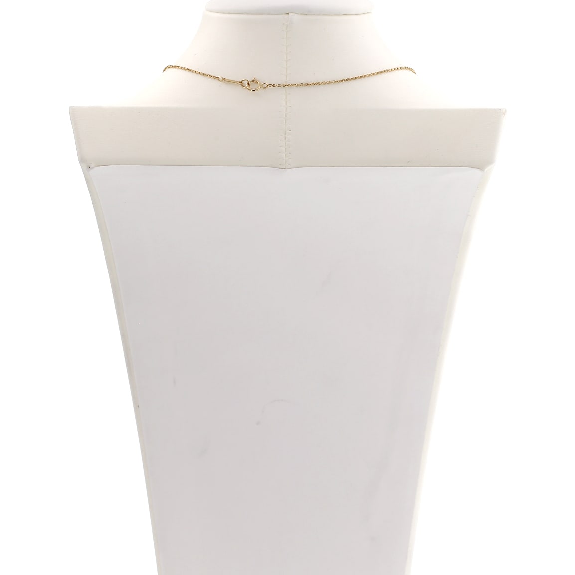 Tiffany & Co Open Heart necklace, medium size, in yellow gold and diamonds — view 5