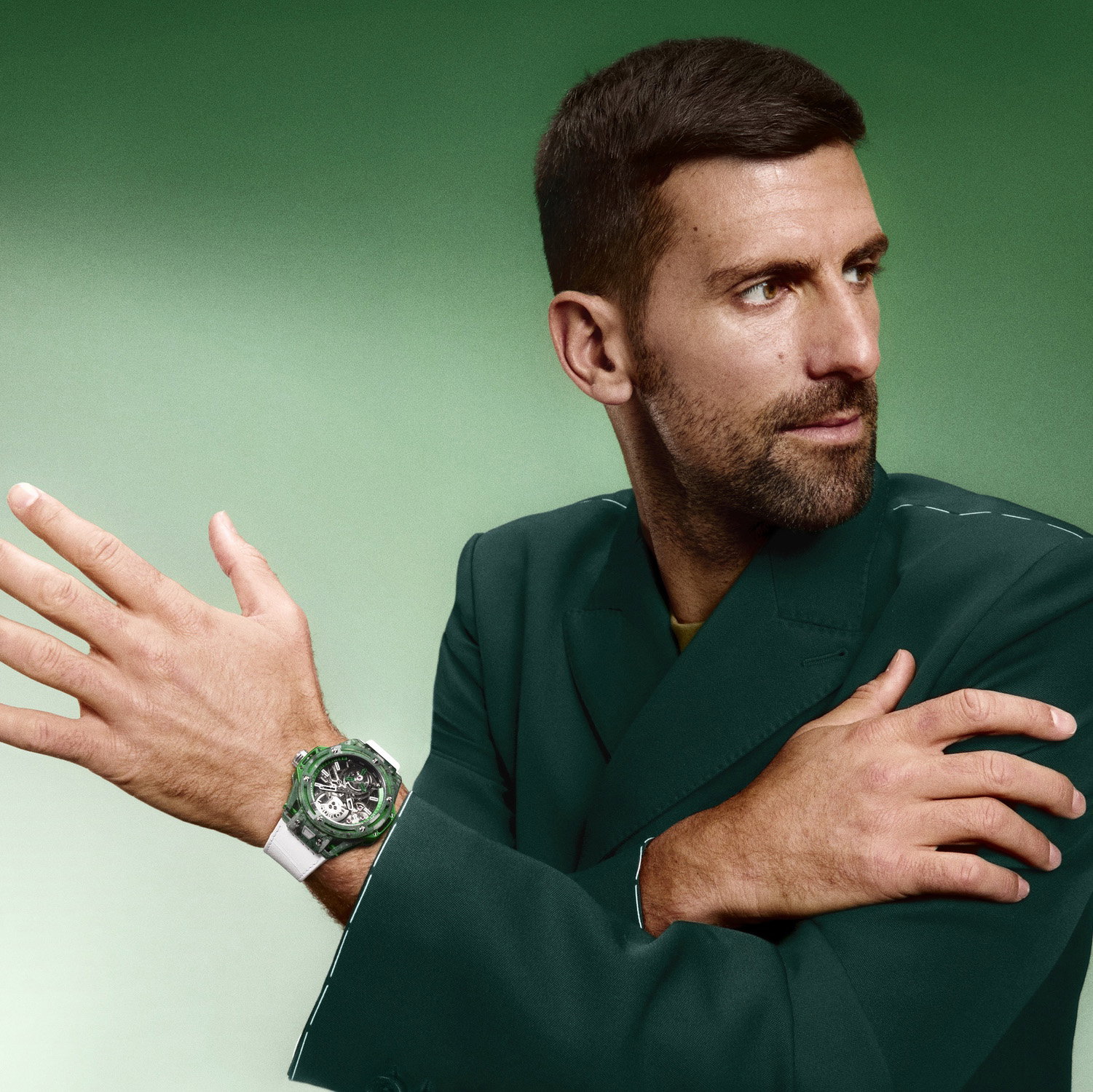Big Bang Tourbillon Novak Djokovic Goat Edition Green — view 2