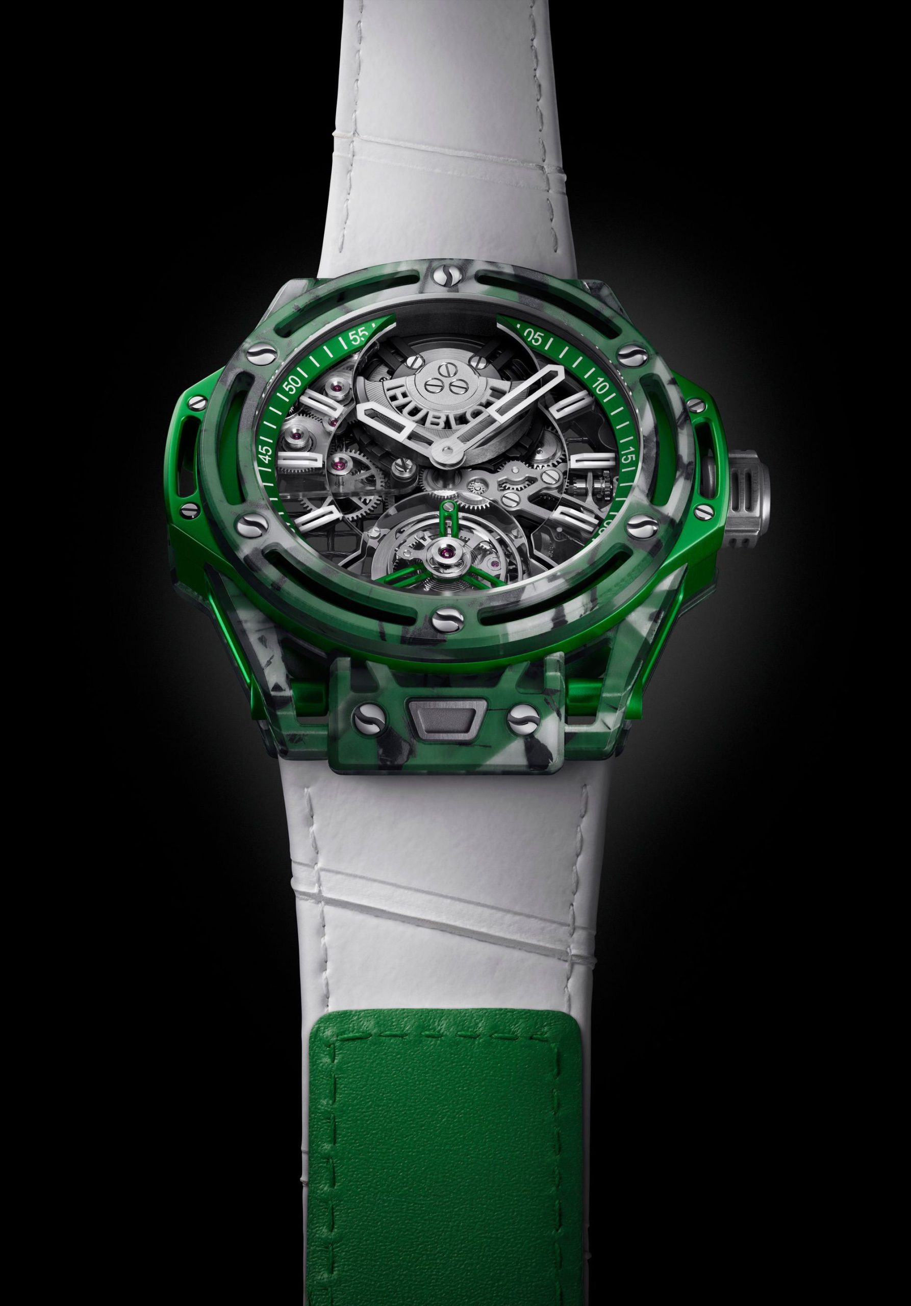 Big Bang Tourbillon Novak Djokovic Goat Edition Green — view 3