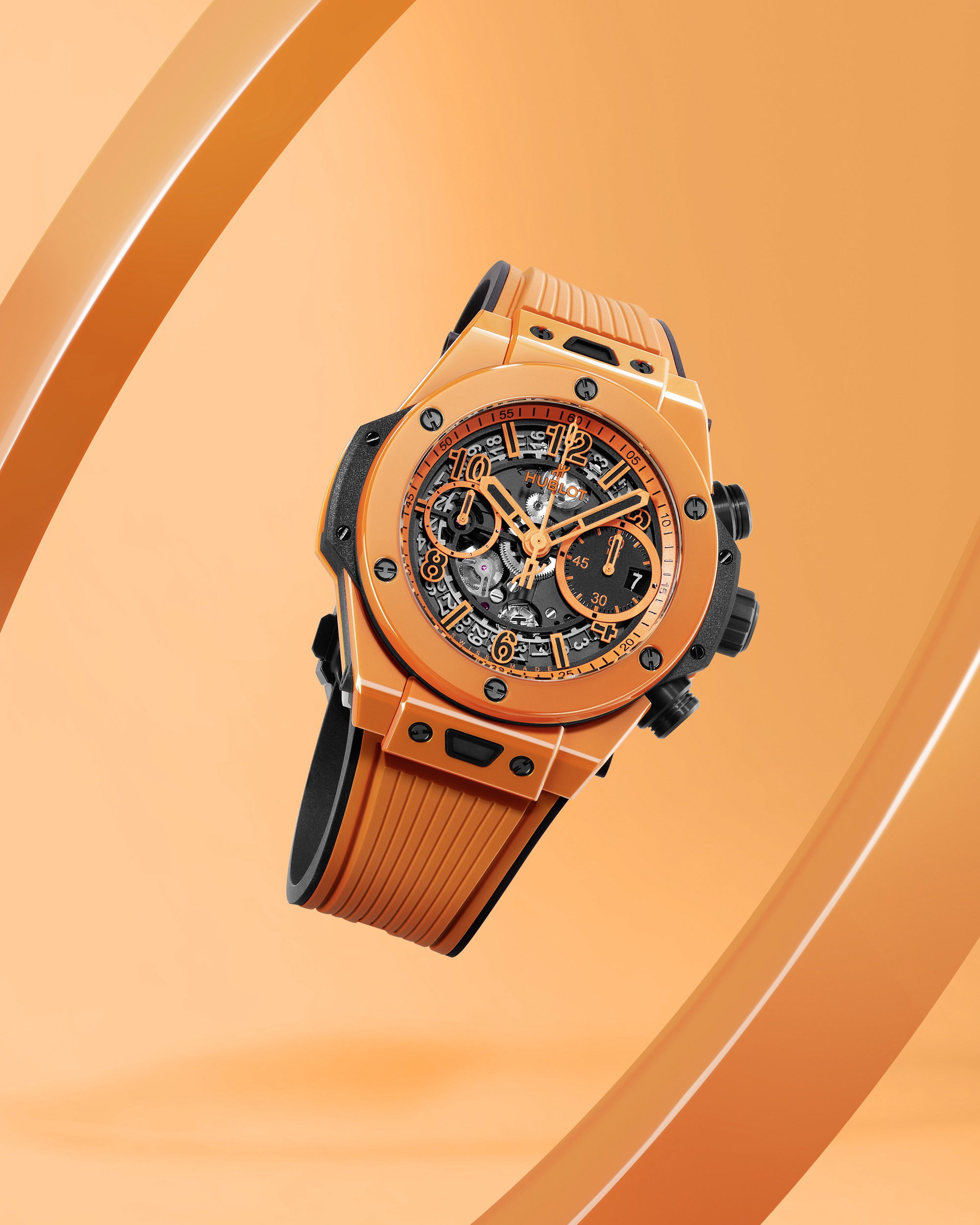 Big Bang Unico Orange Ceramic — view 2