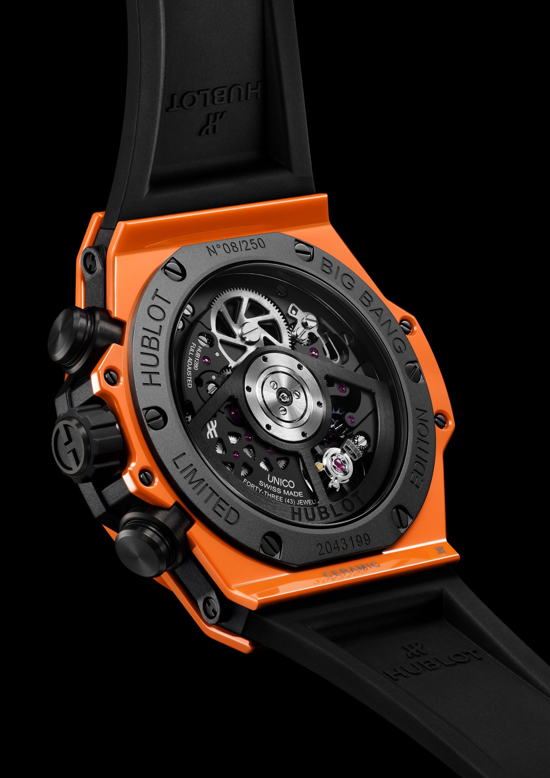 Big Bang Unico Orange Ceramic — view 3