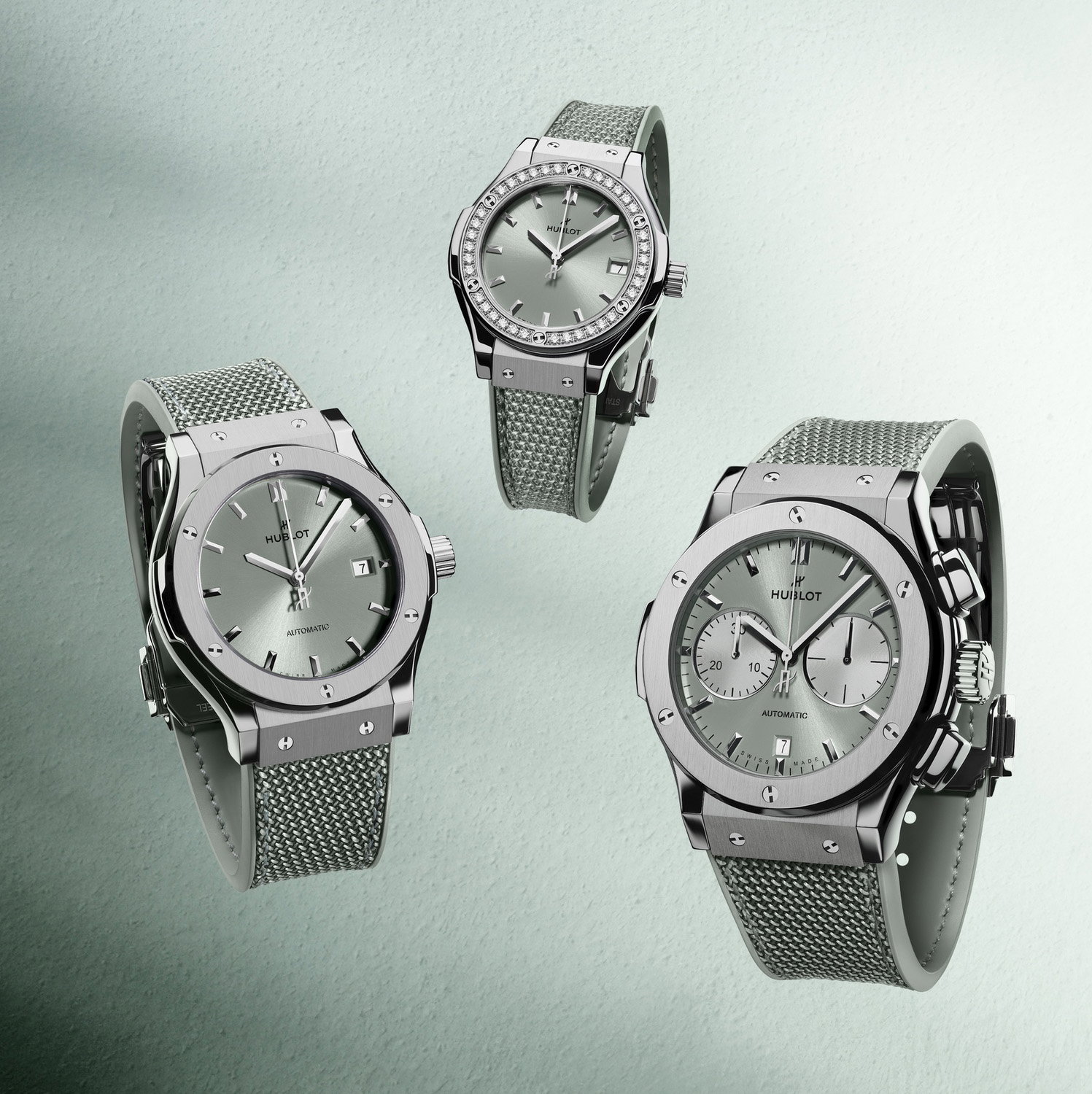 Classic Fusion Chronograph Titanium Sage Green — view 4