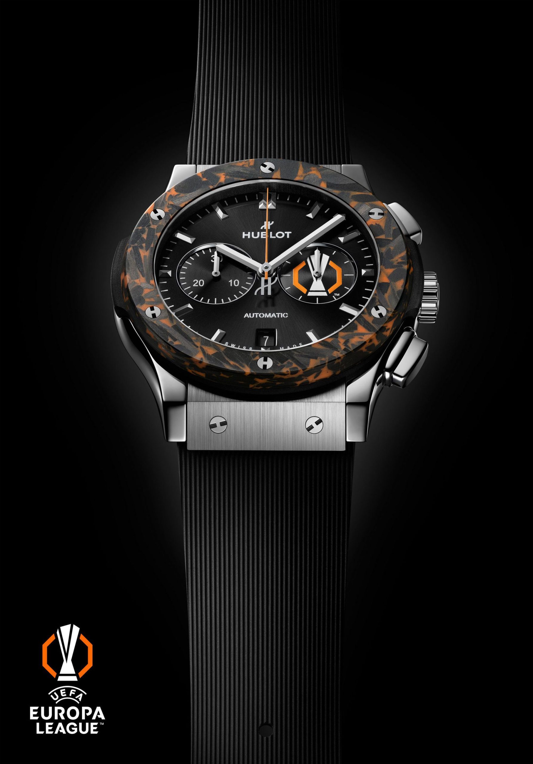 Classic Fusion Chronograph UEFA Europa League Titanium Carbon — view 3