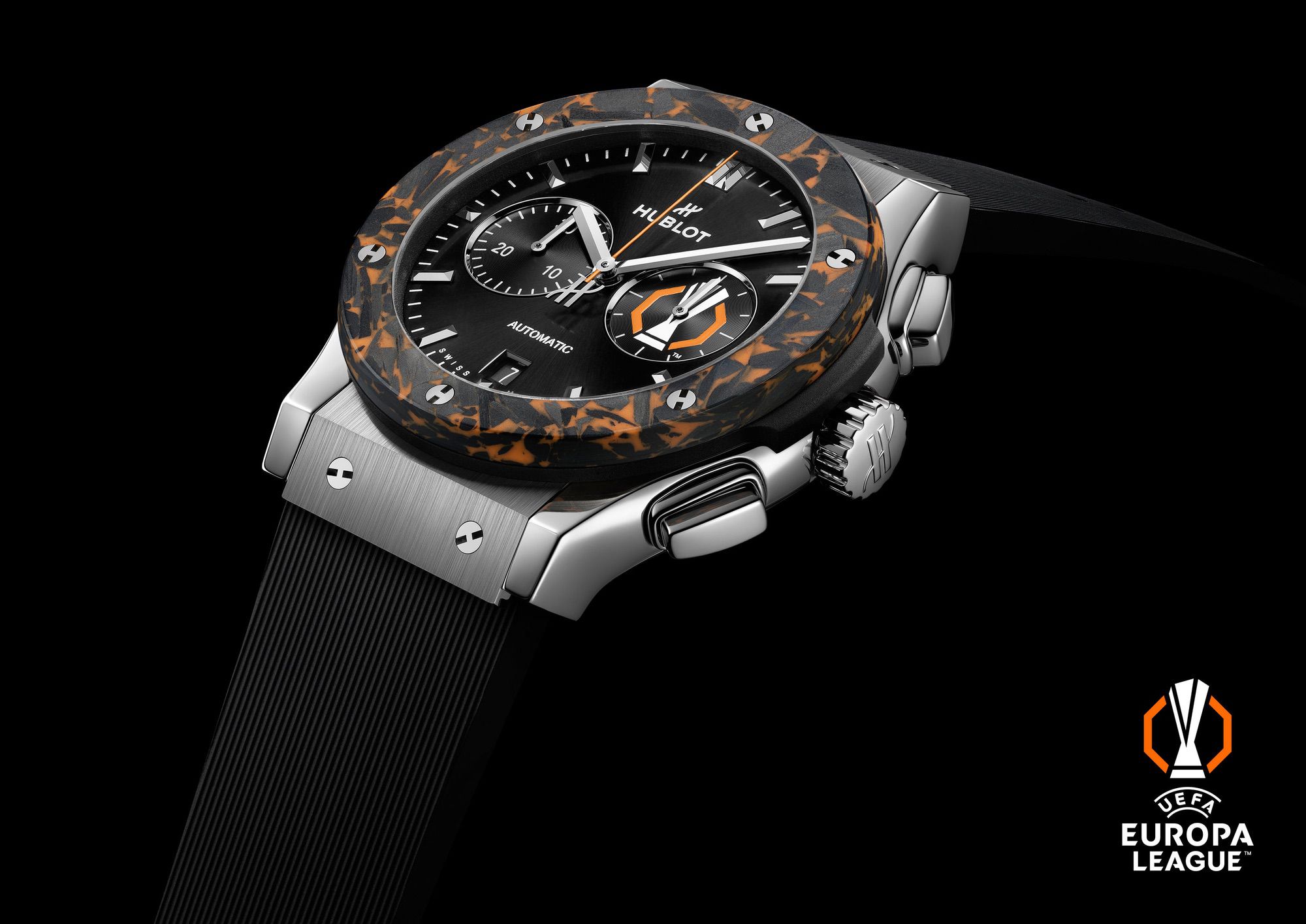 Classic Fusion Chronograph UEFA Europa League Titanium Carbon — view 5
