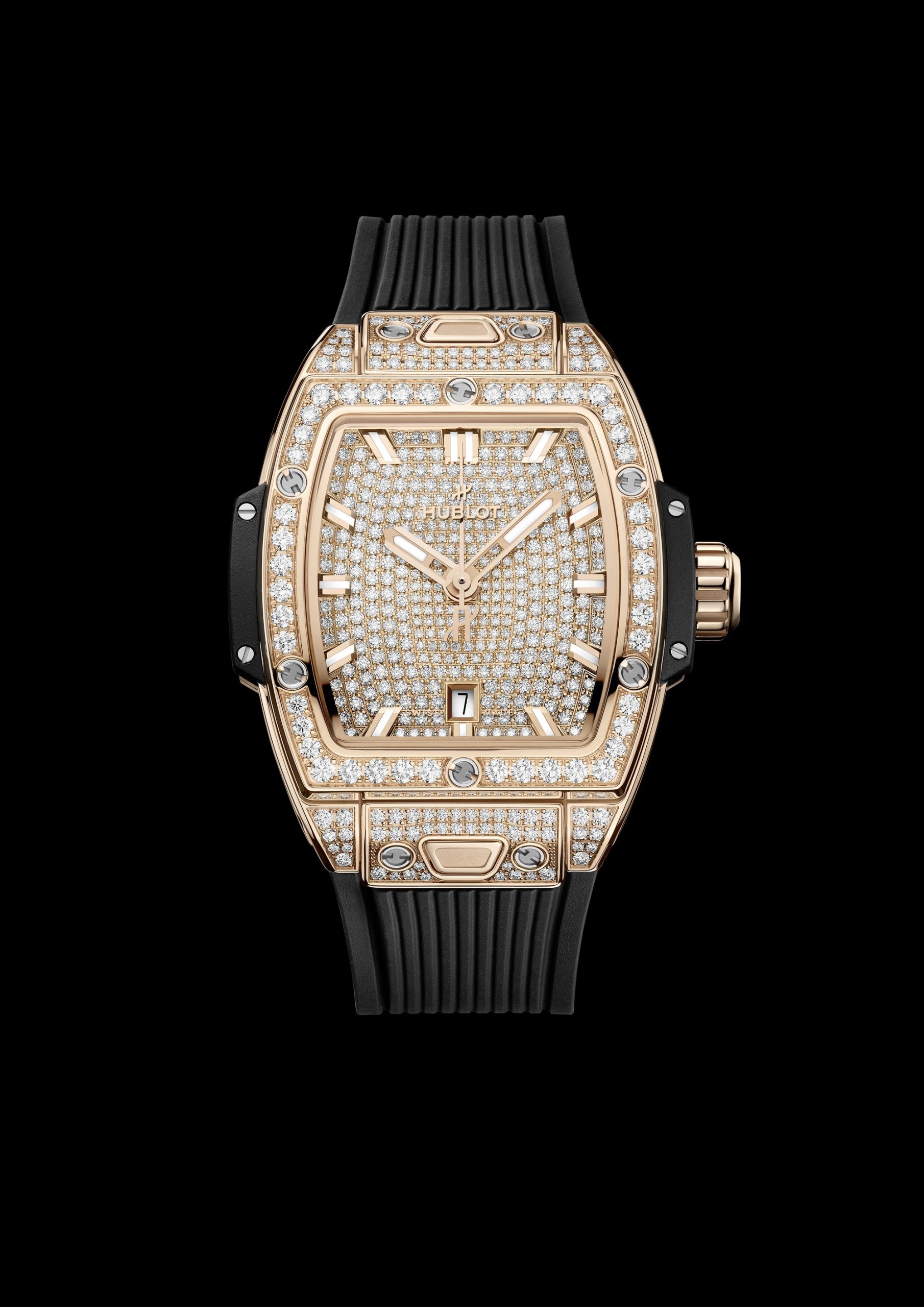 Spirit of Big Bang King Gold Full Pavé — view 5