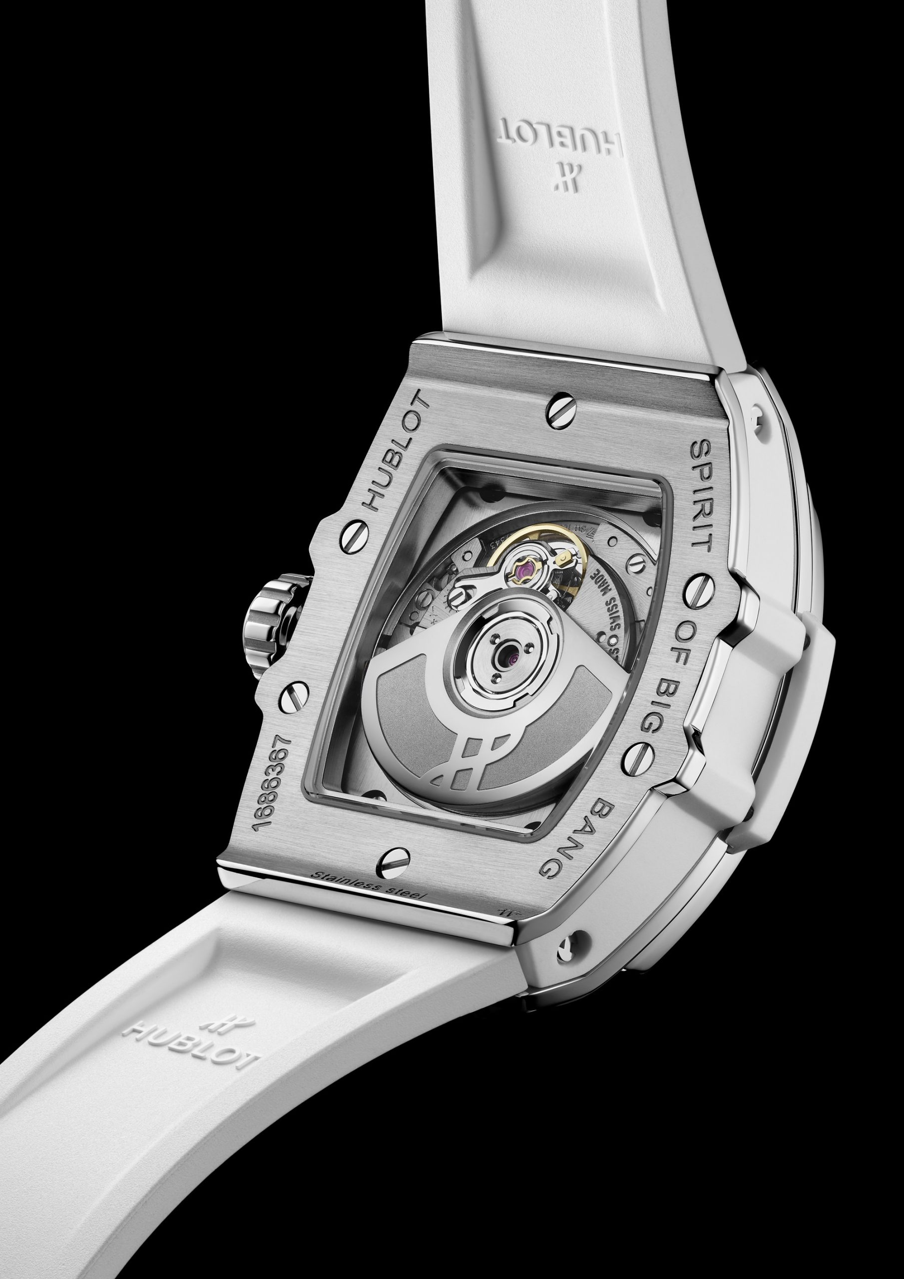 Spirit of Big Bang Steel White Full Pavé — view 3