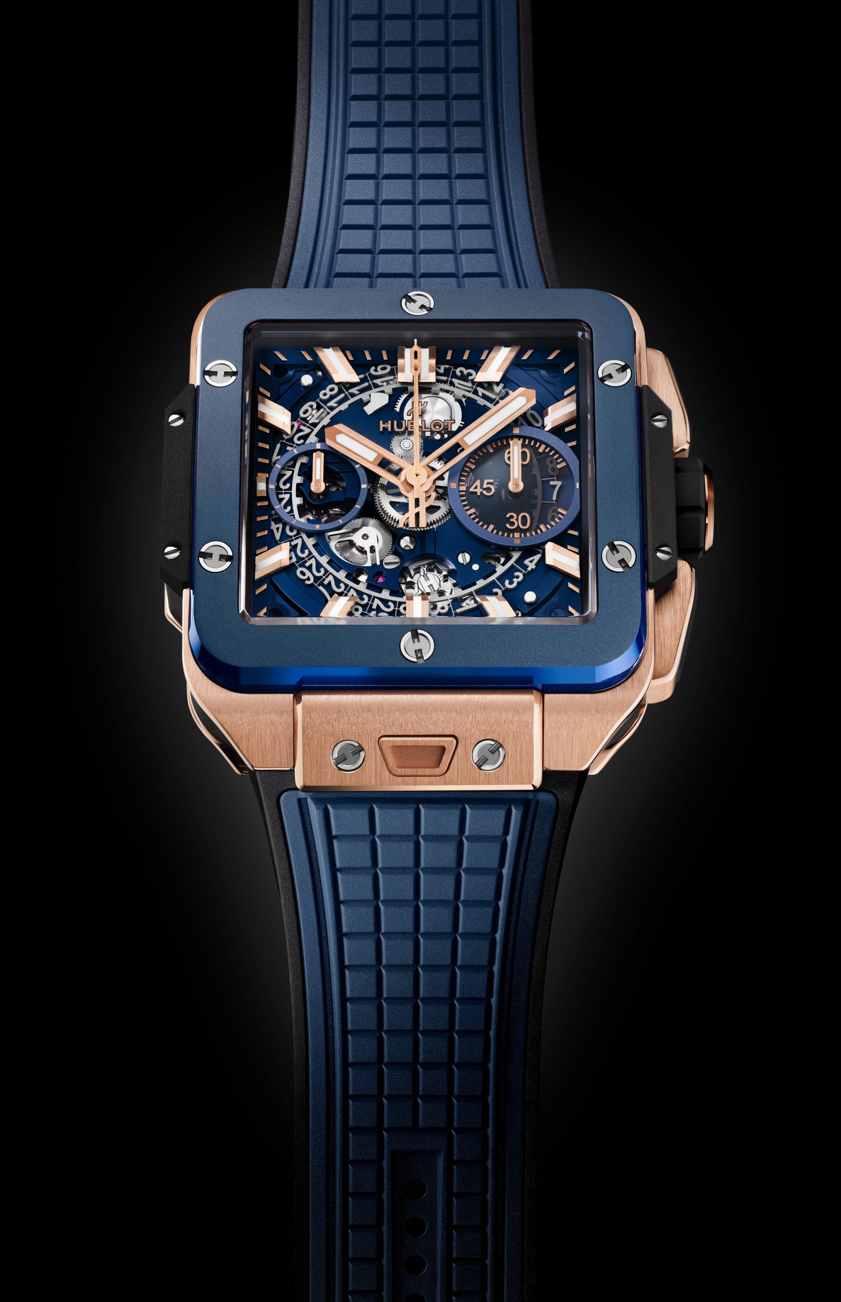 Square Bang Unico King Gold Blue Ceramic — view 4