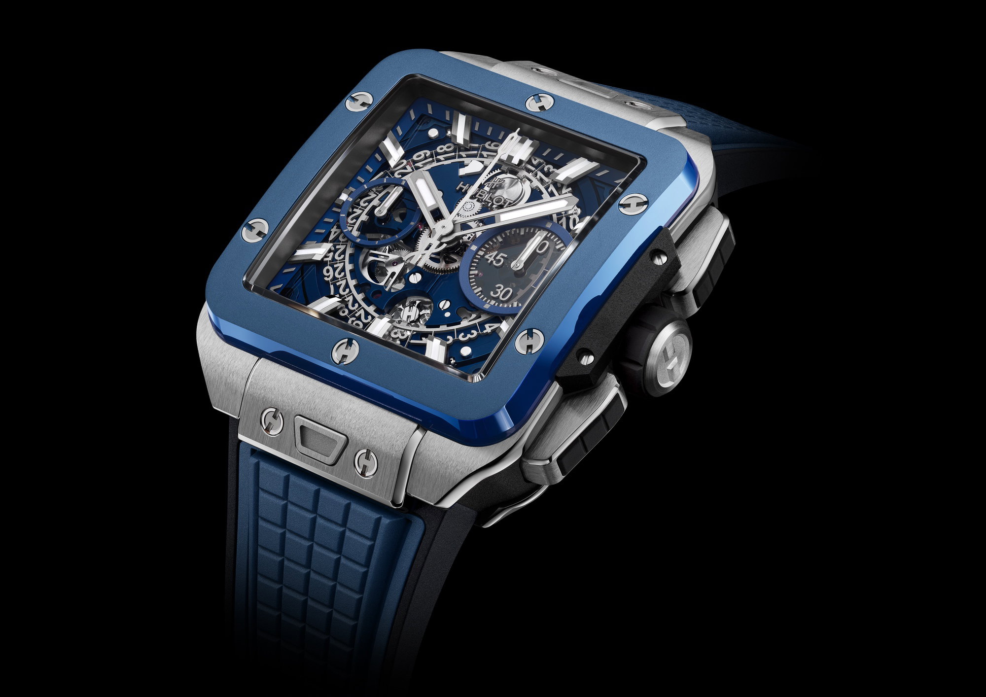 Square Bang Unico Titanium Blue Ceramic — view 2