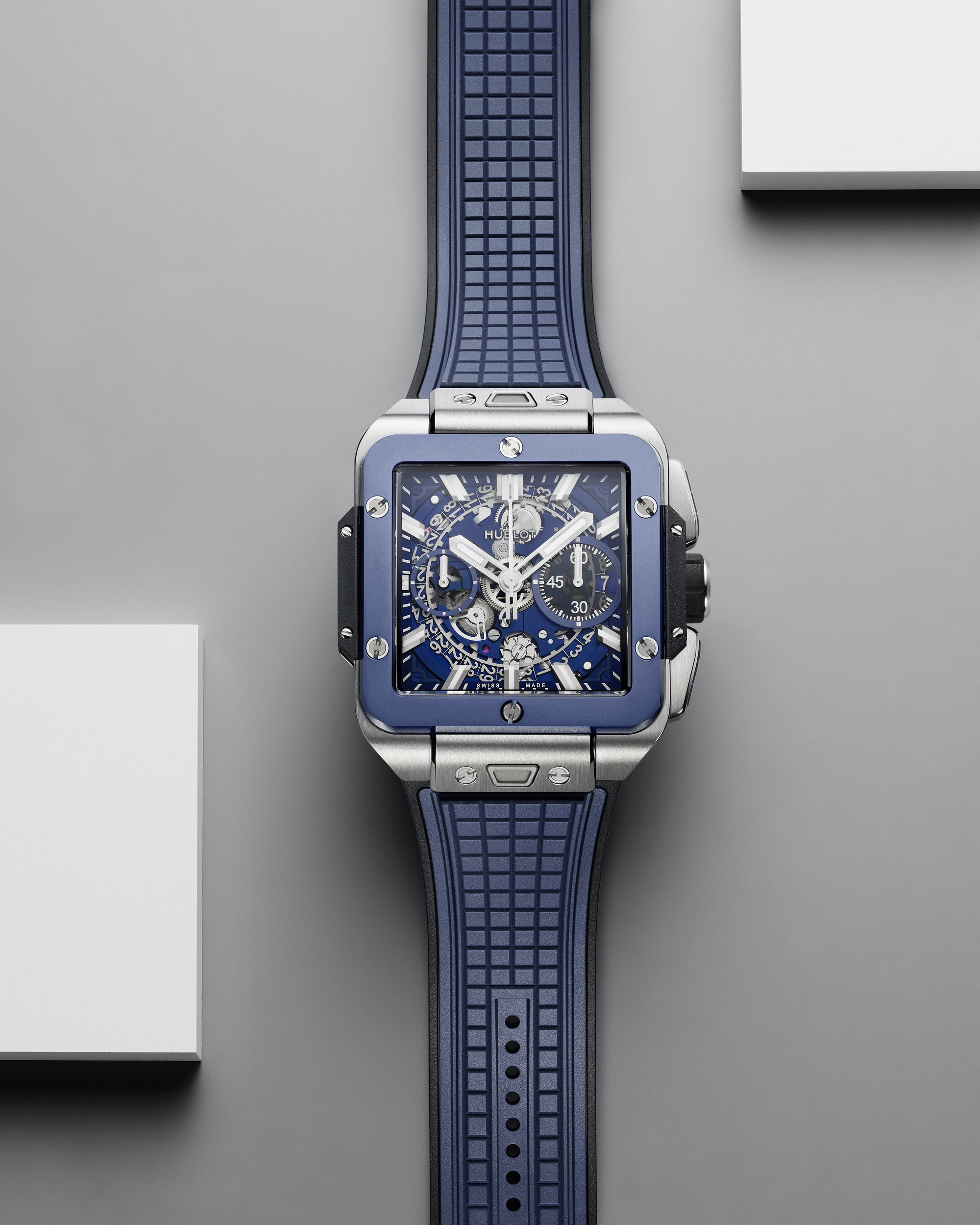 Square Bang Unico Titanium Blue Ceramic — view 4