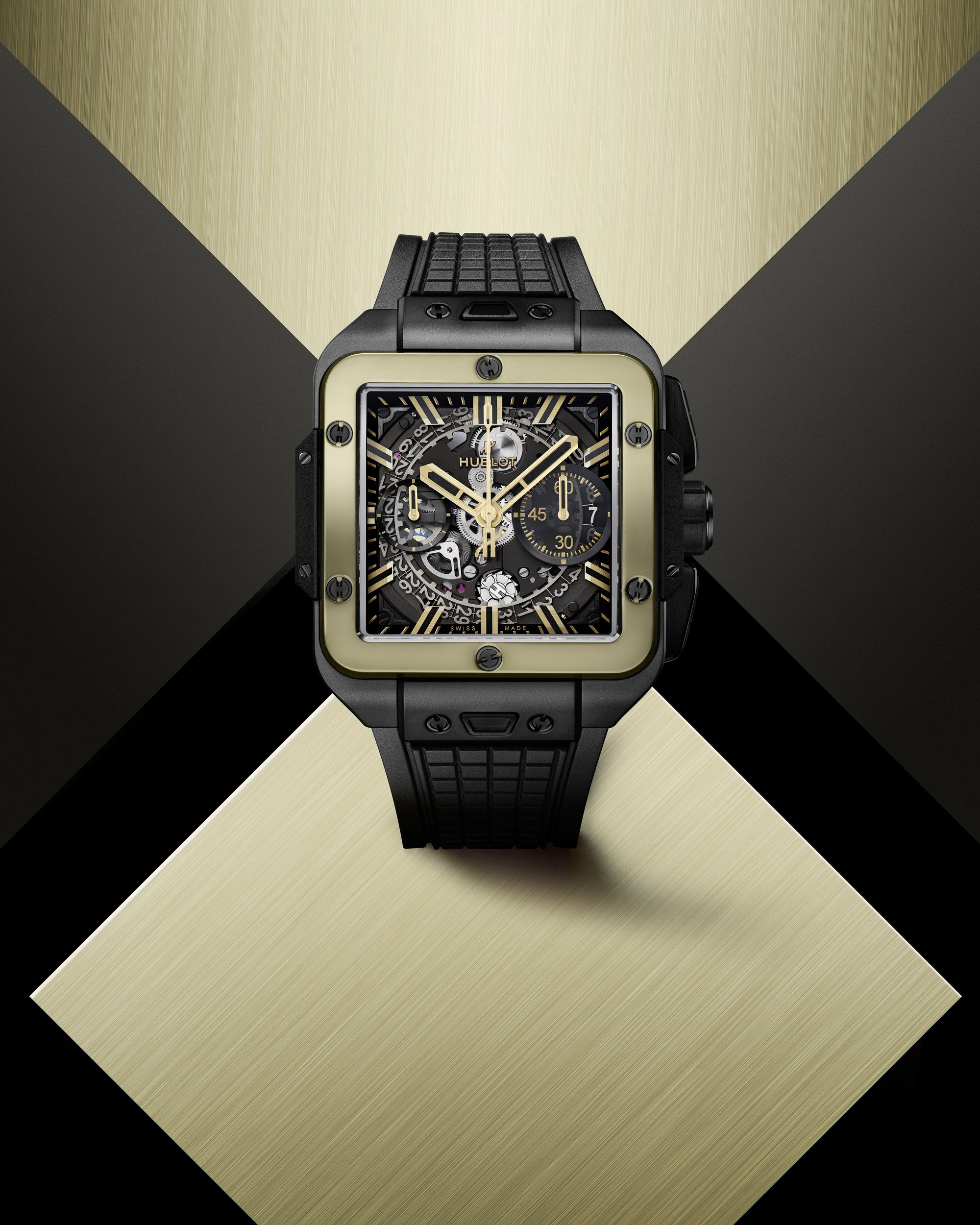 Square Big Bang Unico Ceramic Magic Gold — view 2