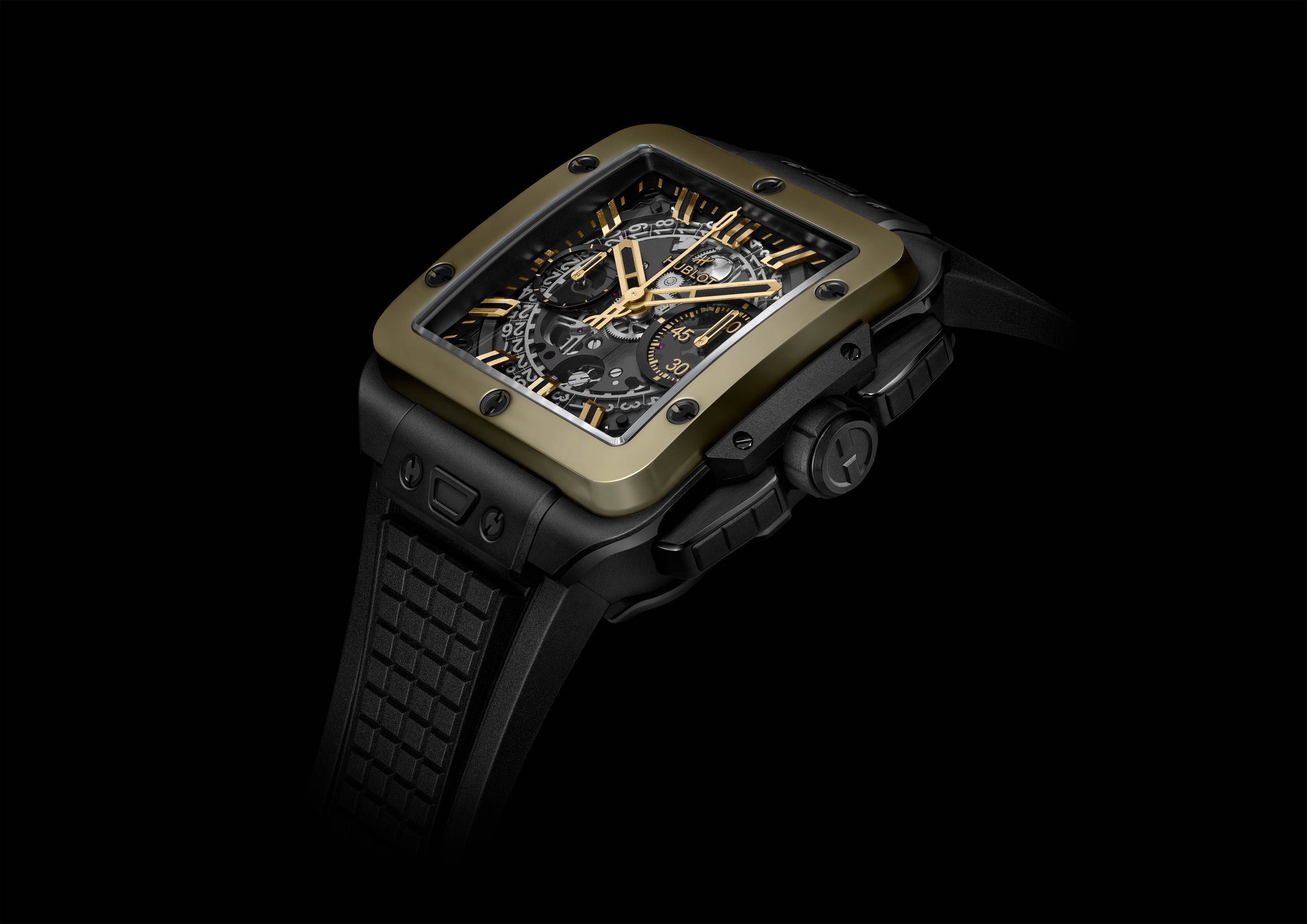 Square Big Bang Unico Ceramic Magic Gold — view 4