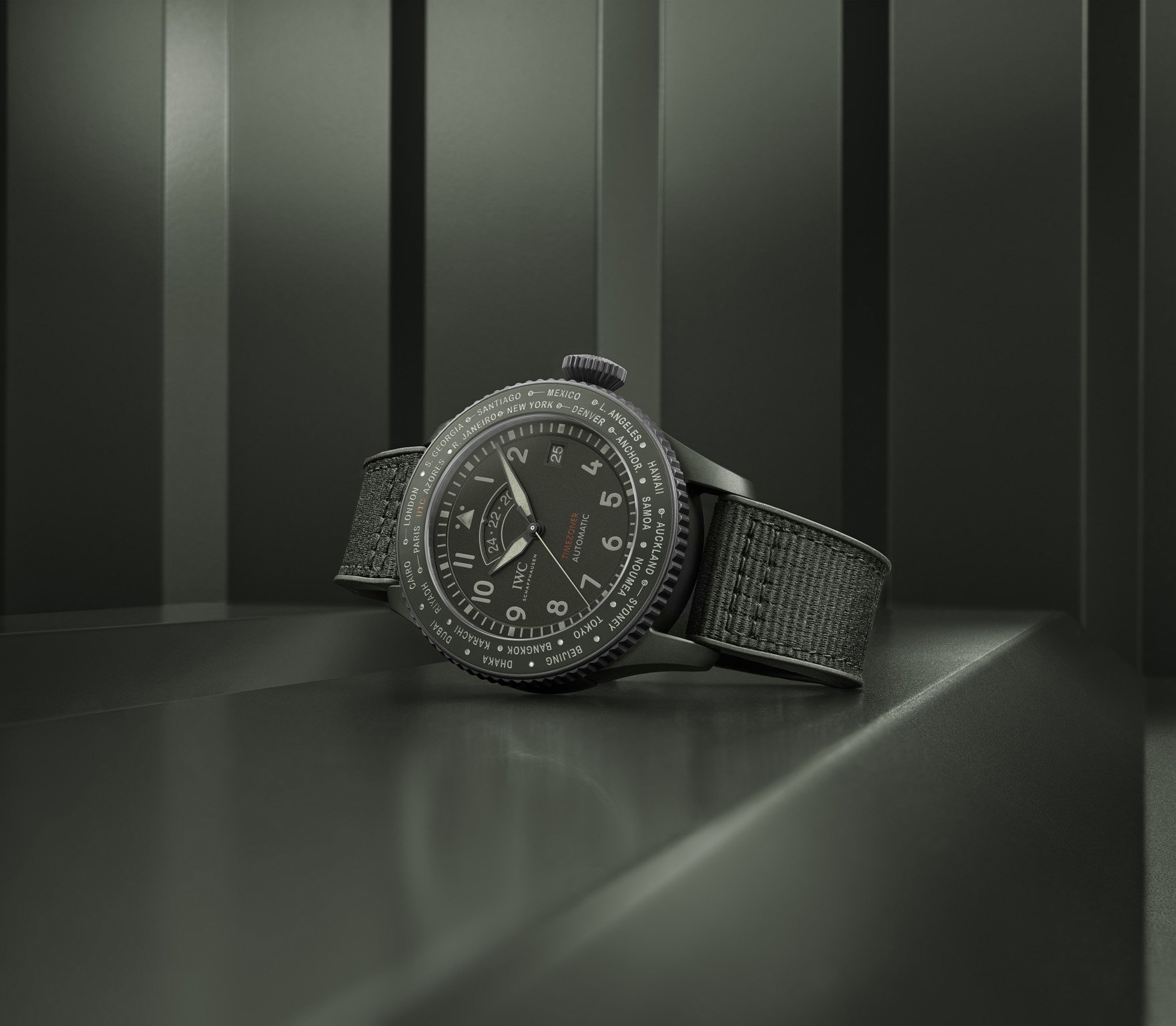 Pilot's Watch Timezoner Top Gun Woodland — view 3