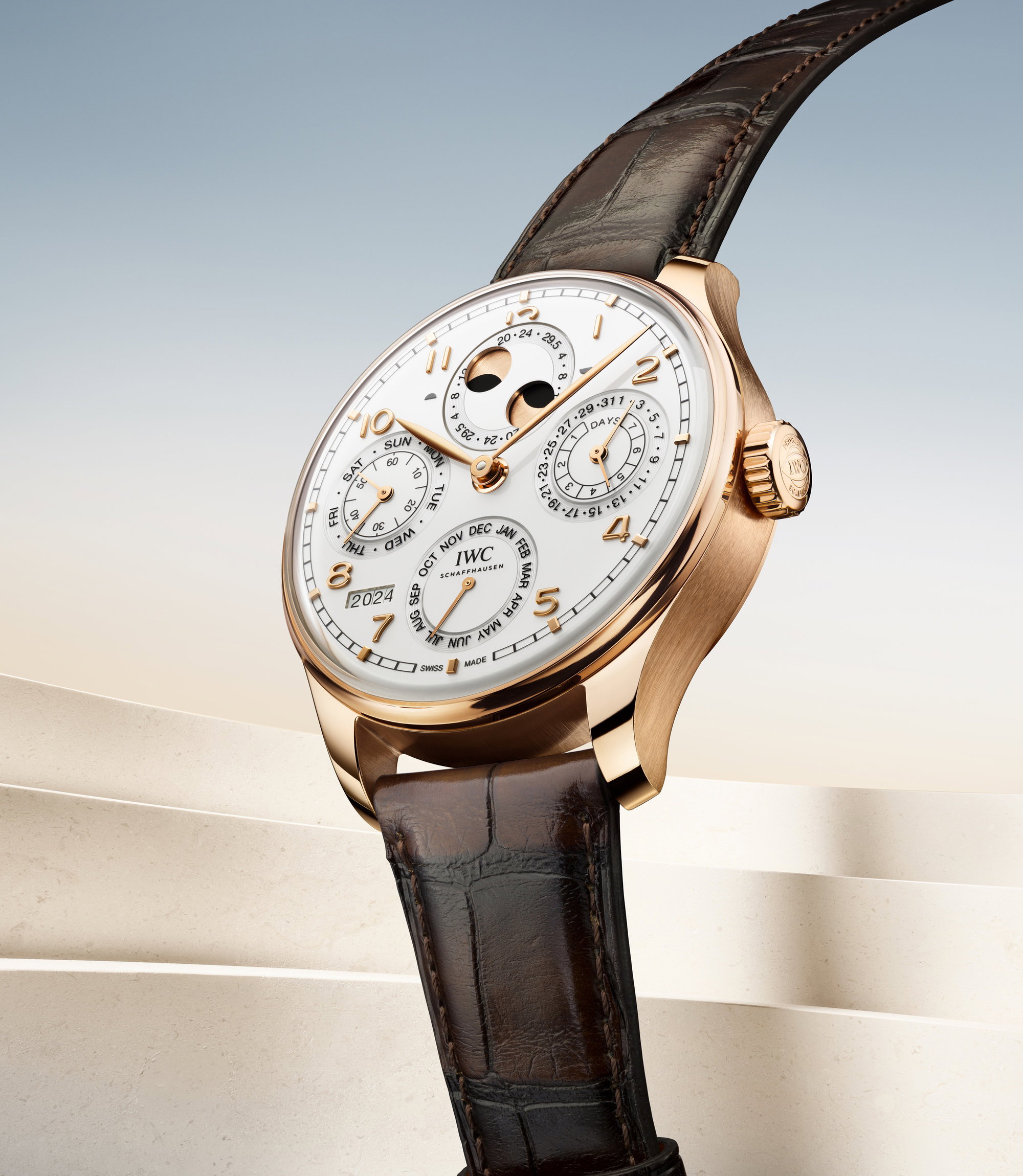 Portugieser Perpetual Calendar 44 Silver Moon — view 3