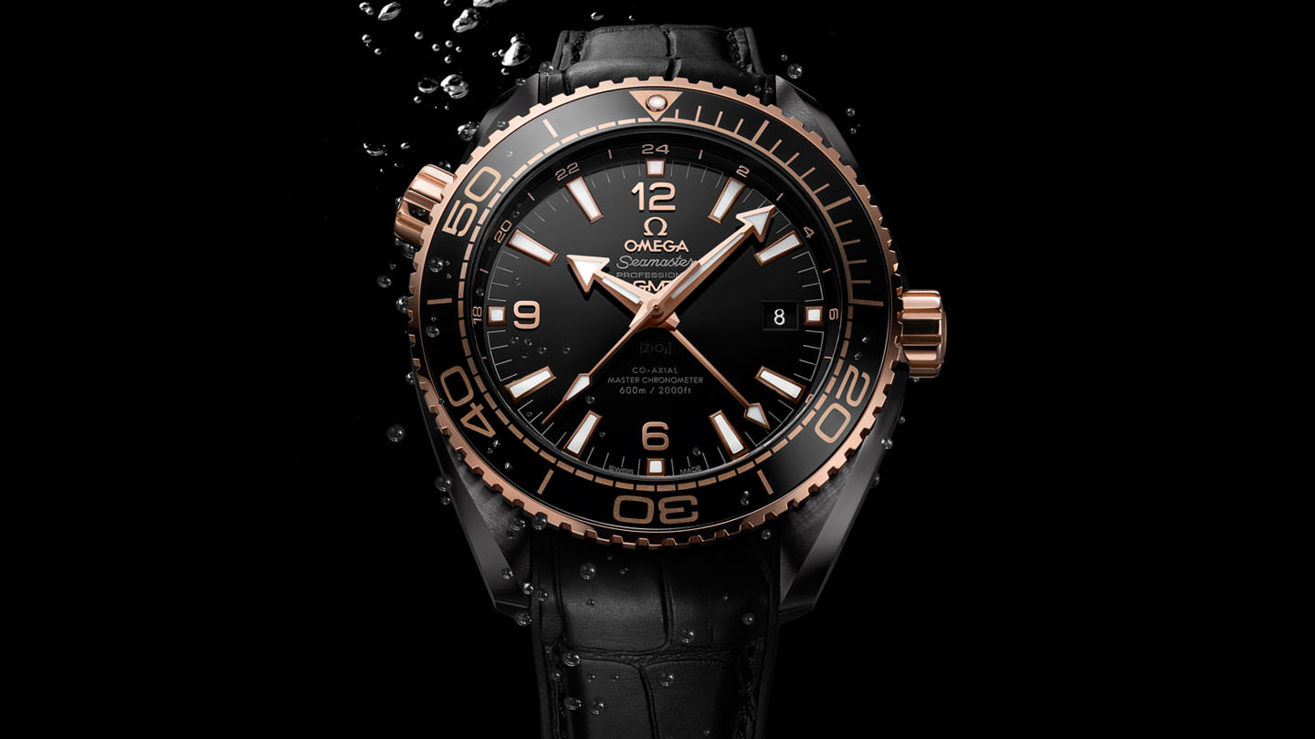 Seamaster Planet Ocean 600M Co-axial Master Chronometer GMT 45.5 mm Deep Black — view 3