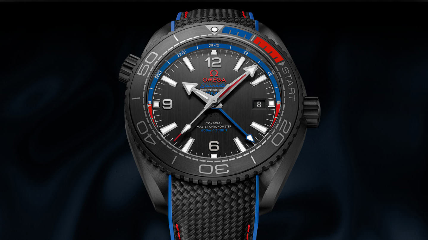 Seamaster Planet Ocean 600M Co-axial Master Chronometer GMT 45.5 mm "ETNZ" Deep Black — view 2