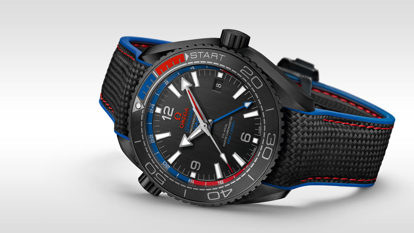 Seamaster Planet Ocean 600M Co-axial Master Chronometer GMT 45.5 mm "ETNZ" Deep Black — view 4
