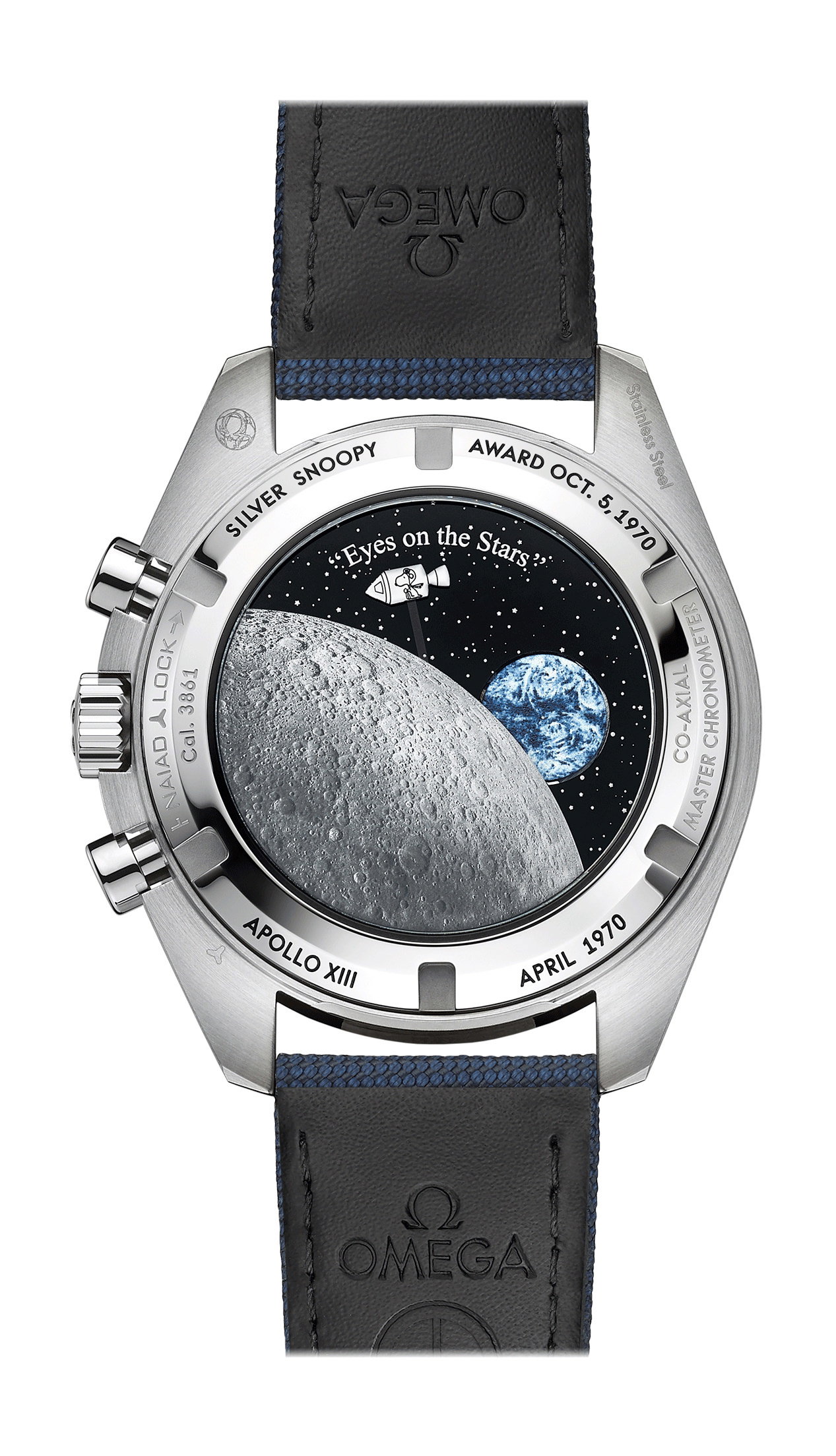 Speedmaster Anniversary Series  “Silver Snoopy Award” — view 2