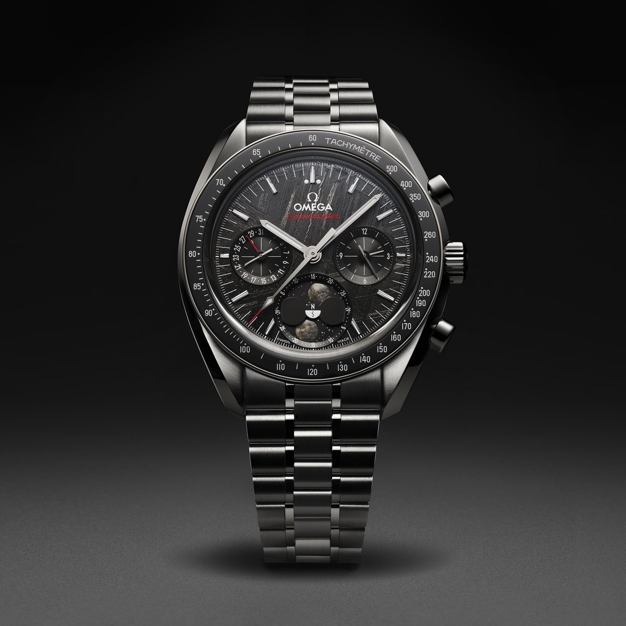 Speedmaster Moonphase Meteorite — view 2
