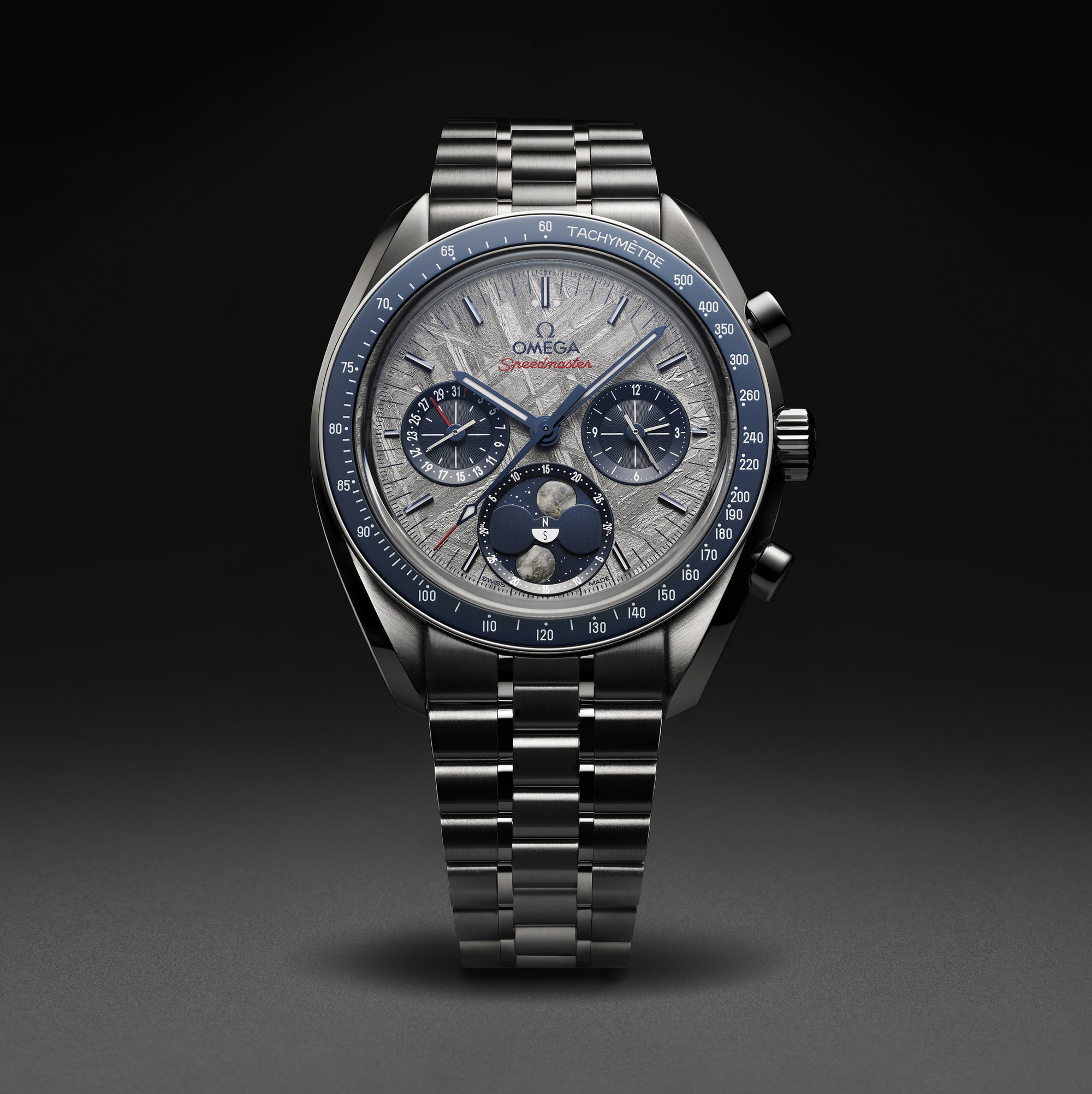 Speedmaster Moonphase Meteorite — view 2