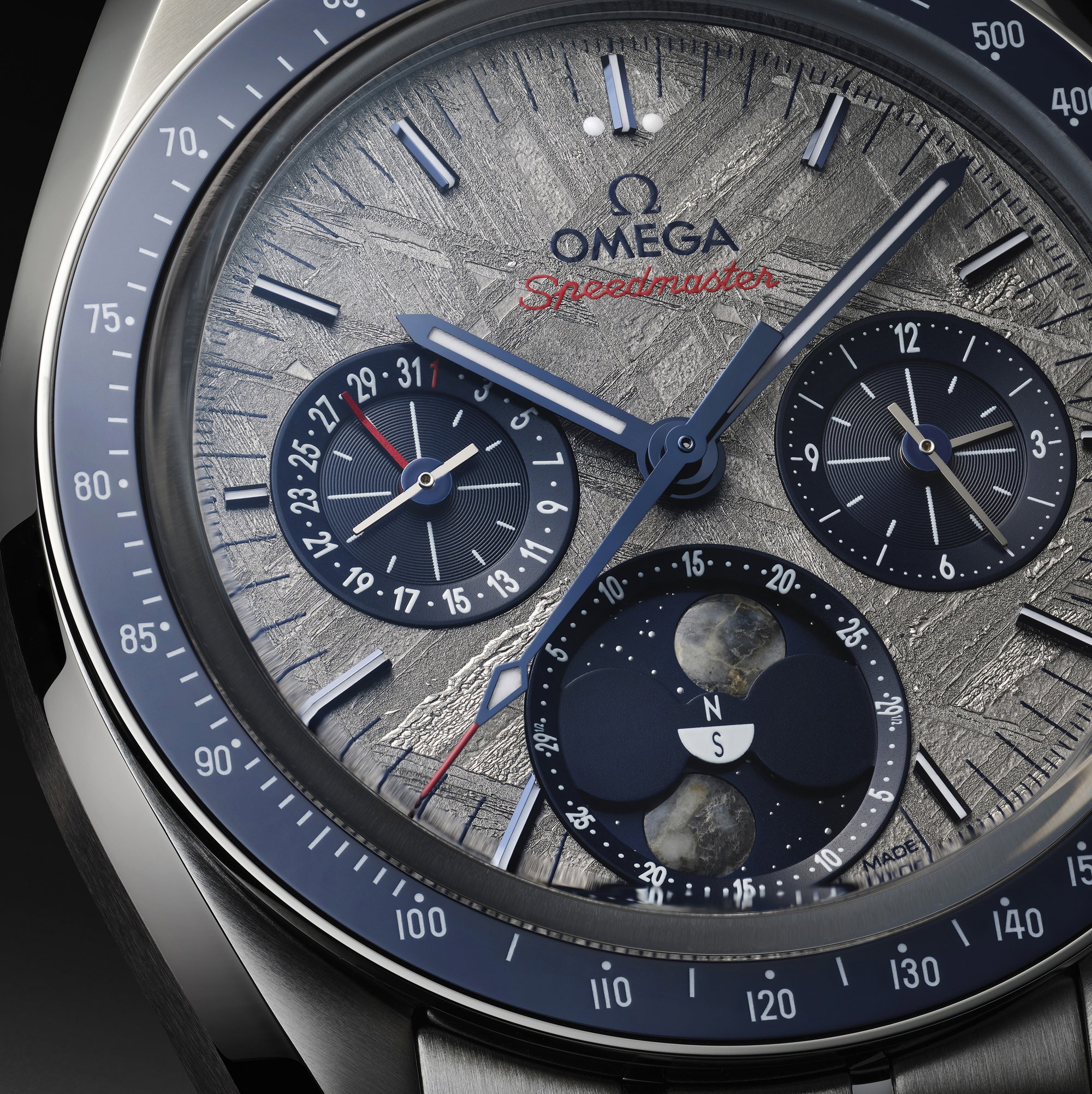 Speedmaster Moonphase Meteorite — view 3