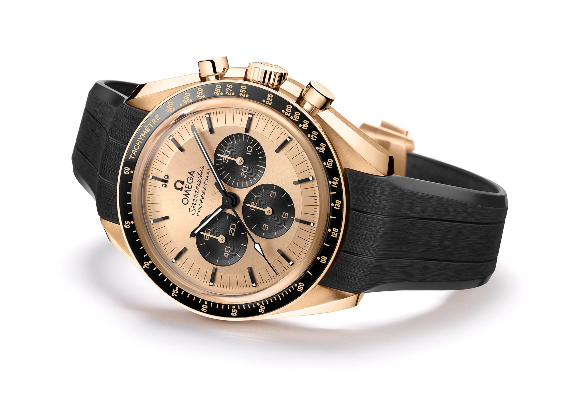 Speedmaster Moonwatch  Moonshine Gold — view 3