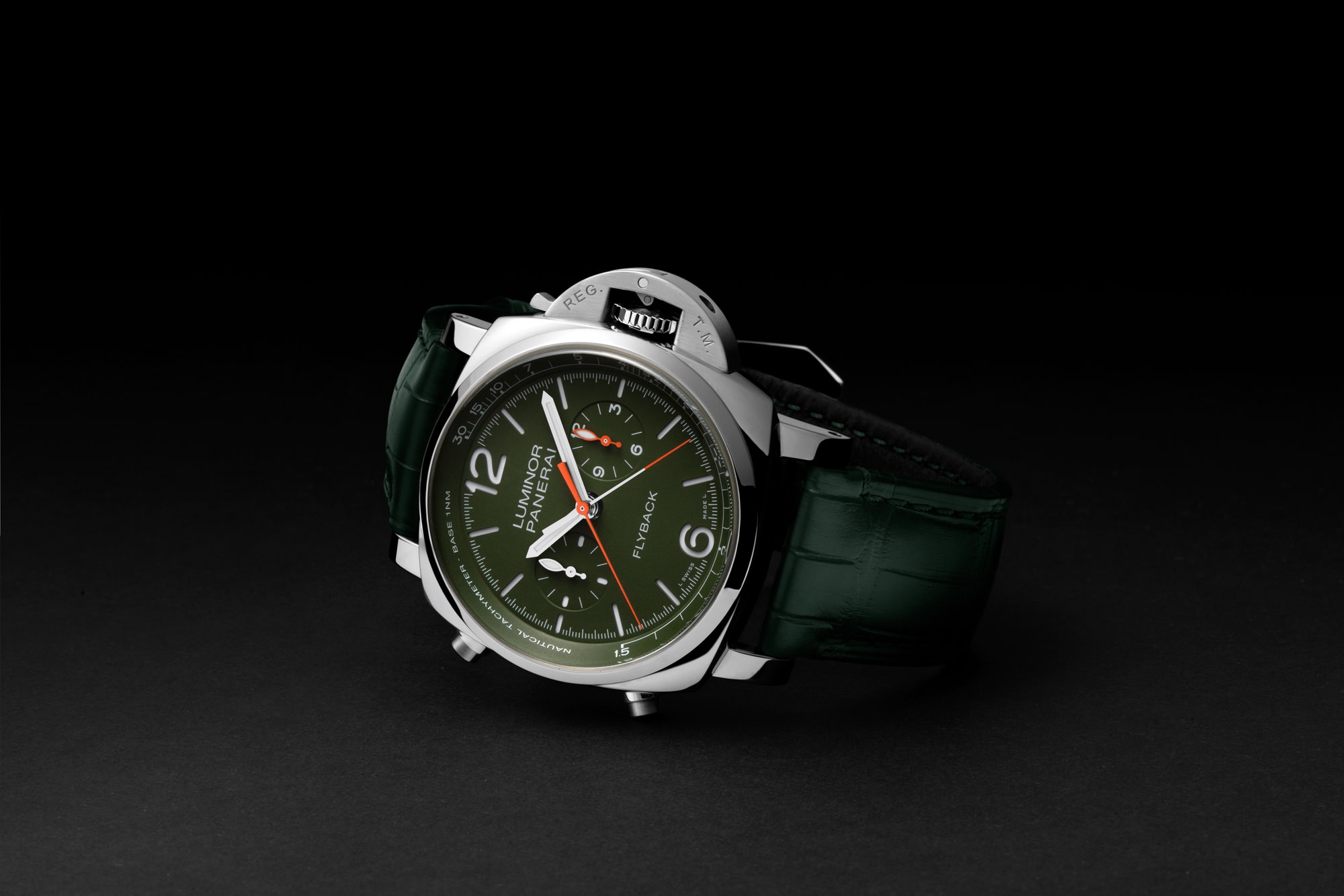 Luminor Chrono Flyback Verde Militare — view 3