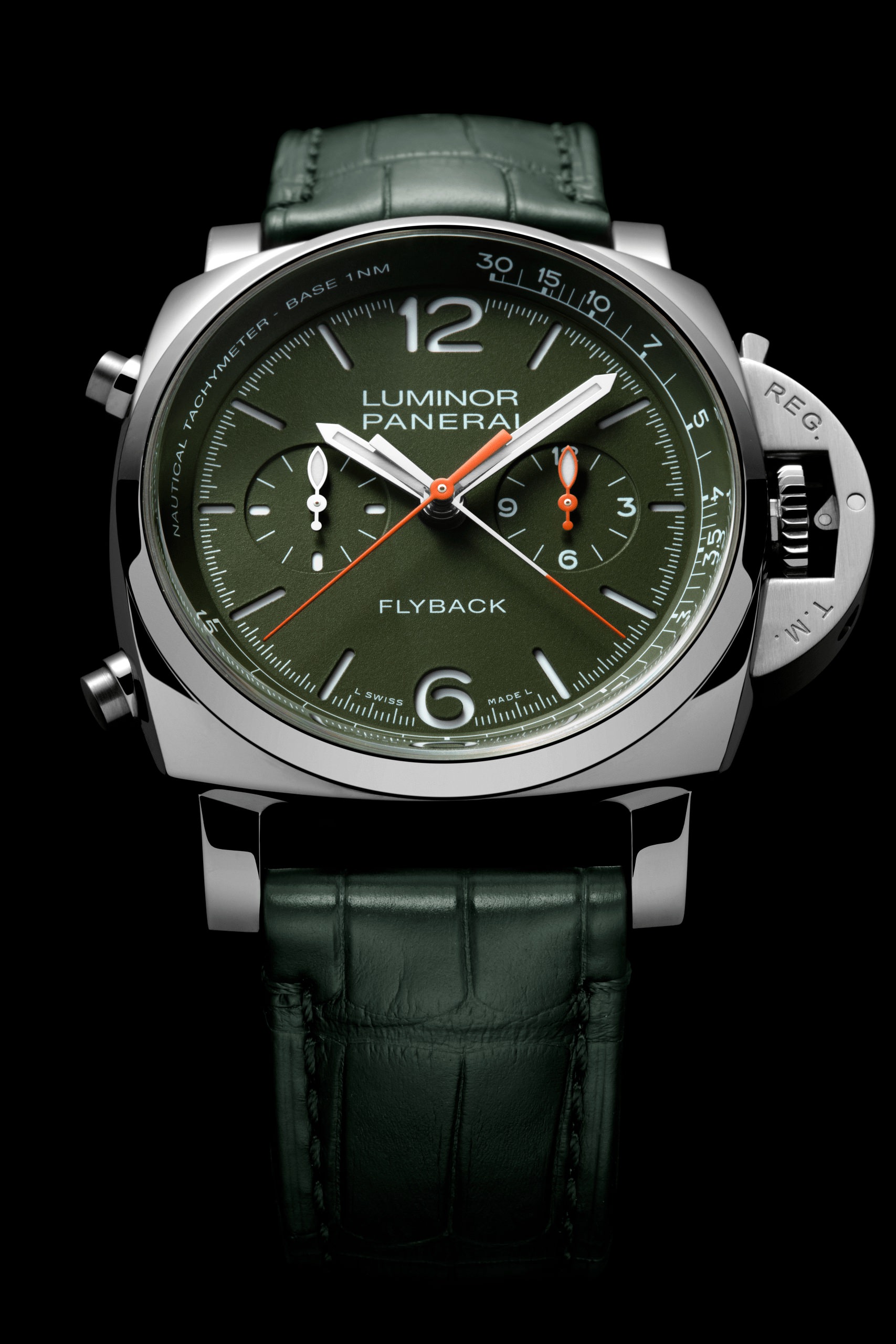 Luminor Chrono Flyback Verde Militare — view 5