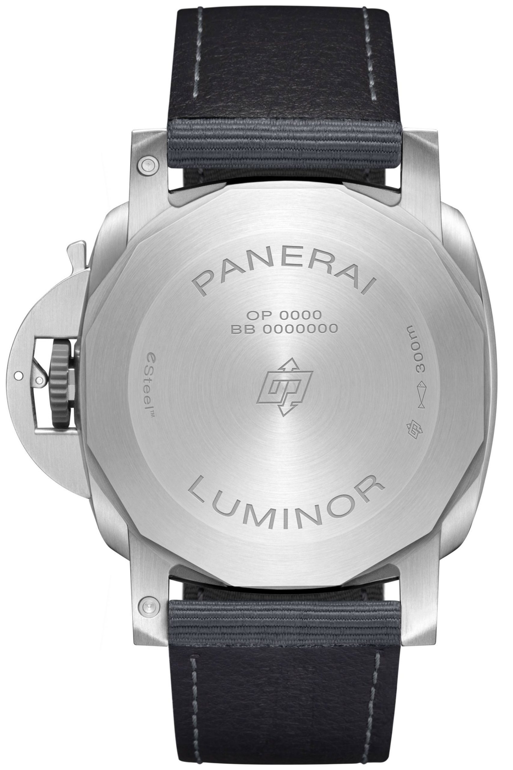 Luminor Marina eSteel Grigio Roccia — view 5