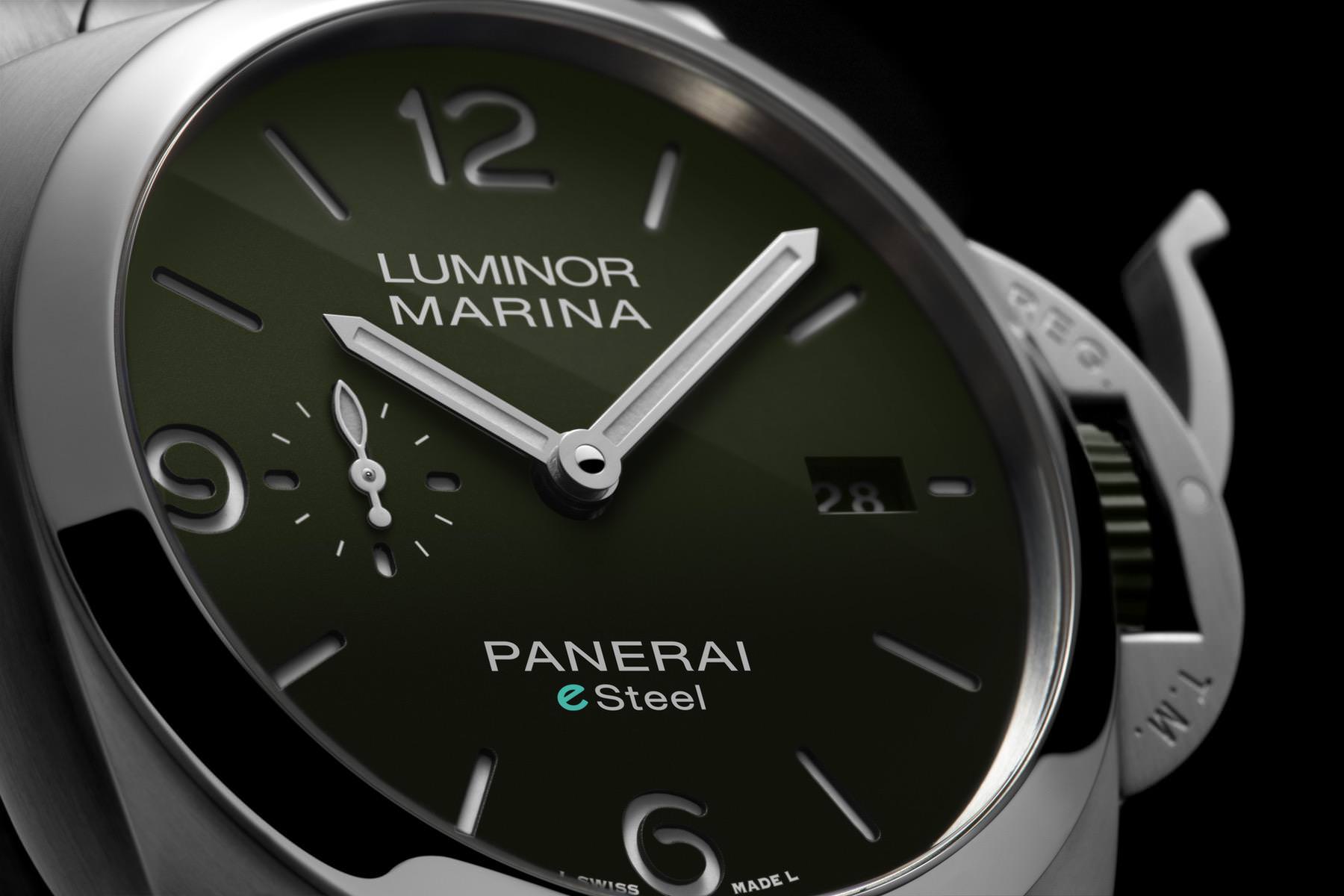 Luminor Marina eSteel Verde Smeraldo — view 4
