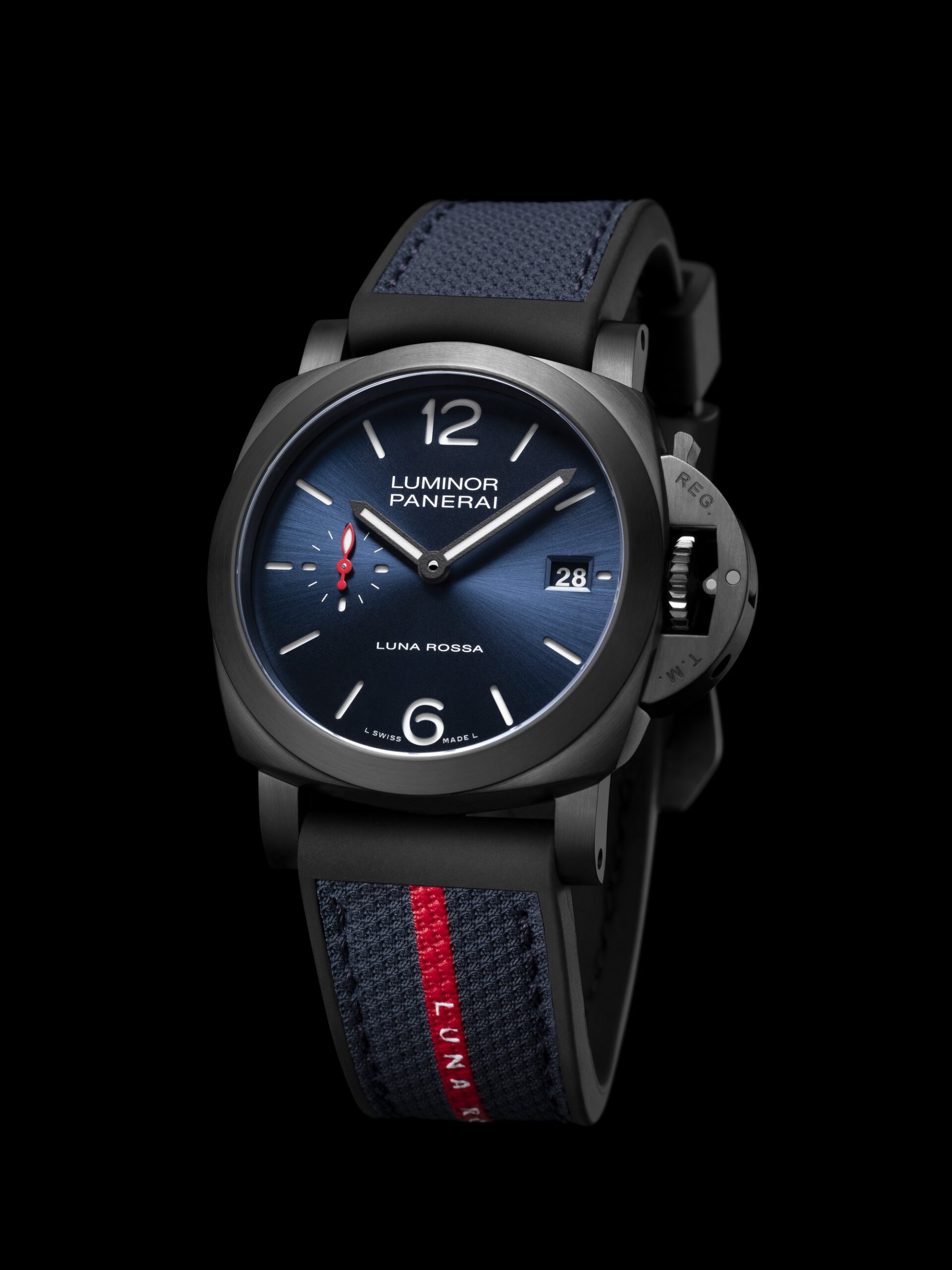 Luminor Quaranta Steel DLC Luna Rossa — view 7