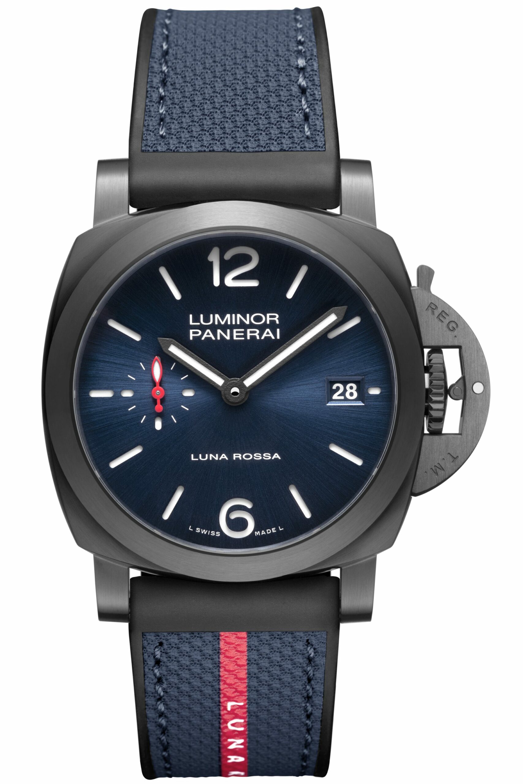 Luminor Quaranta Steel DLC Luna Rossa — view 8