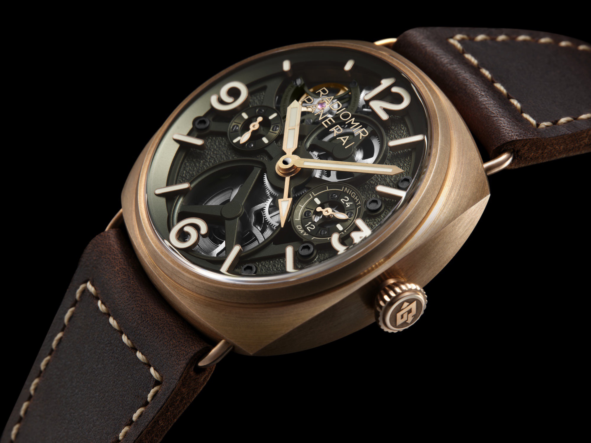 Radiomir Tourbillon GMT Bronzo — view 2
