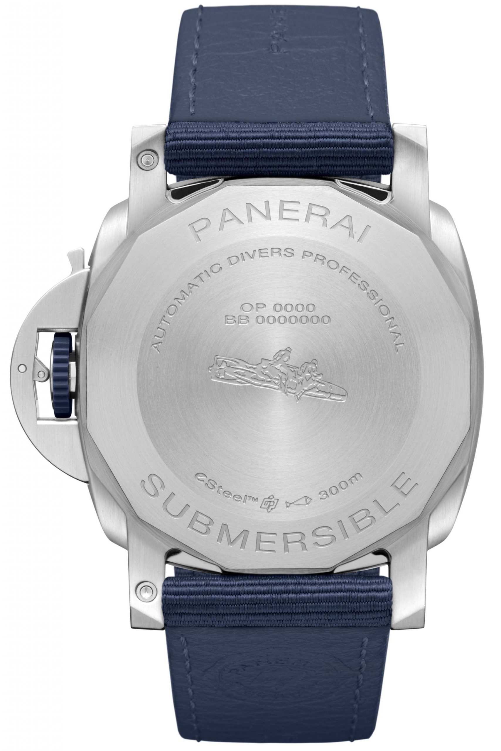Submersible QuarantaQuattro eSteel Blu Profondo — view 3