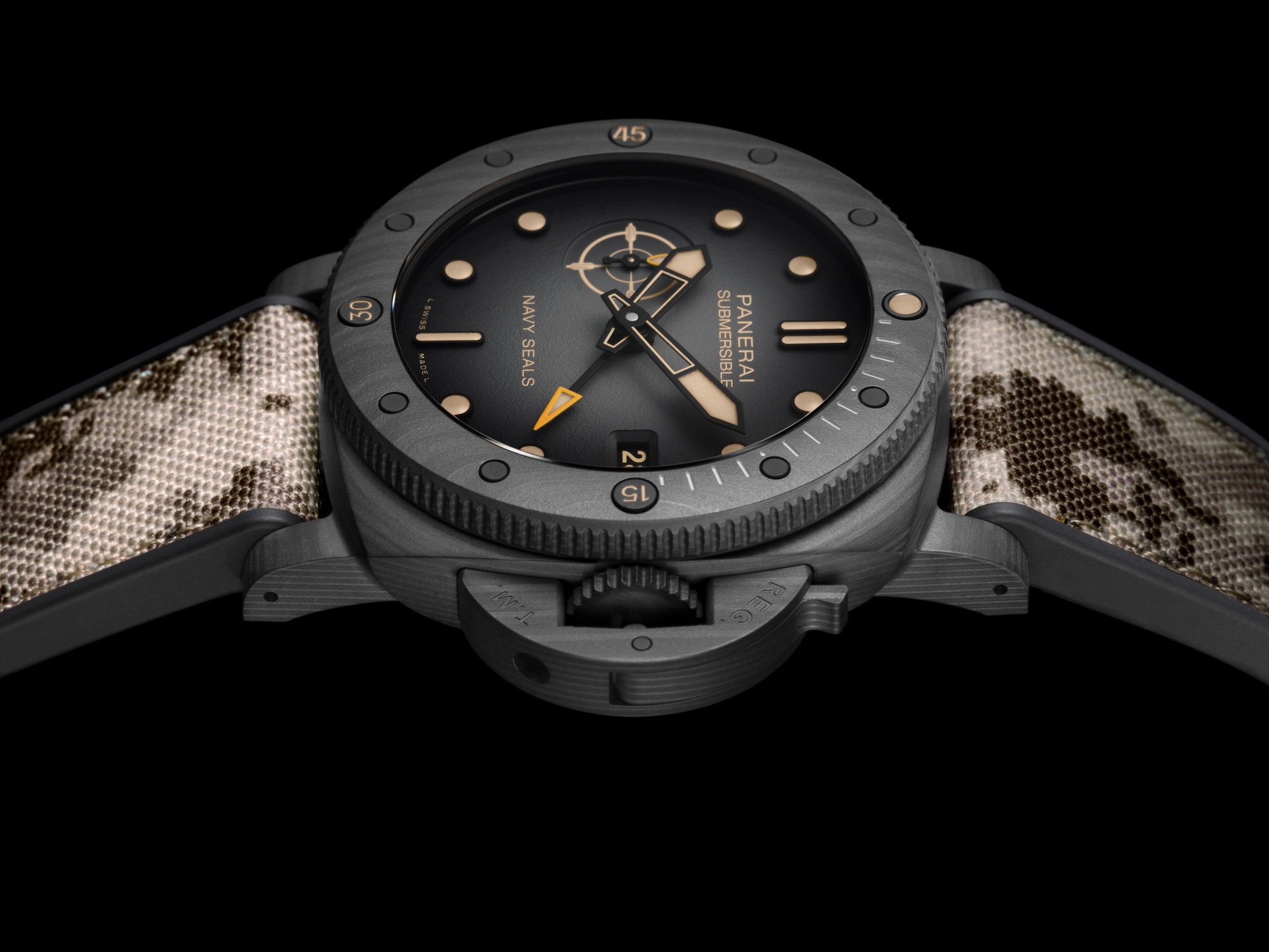 Submersible QuarantaQuattro GMT Navy SEALs Carbotech — view 5